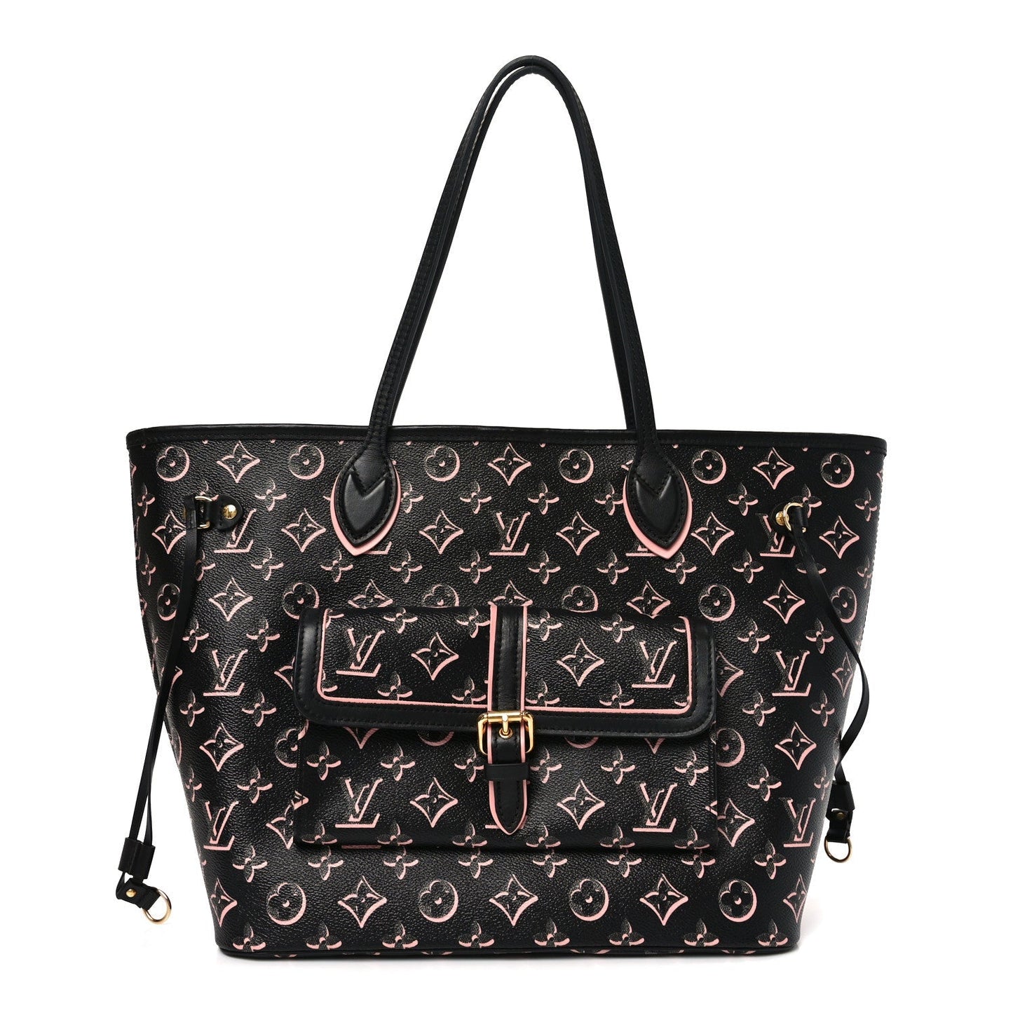 Monogram Fall For You Neverfull MM Black