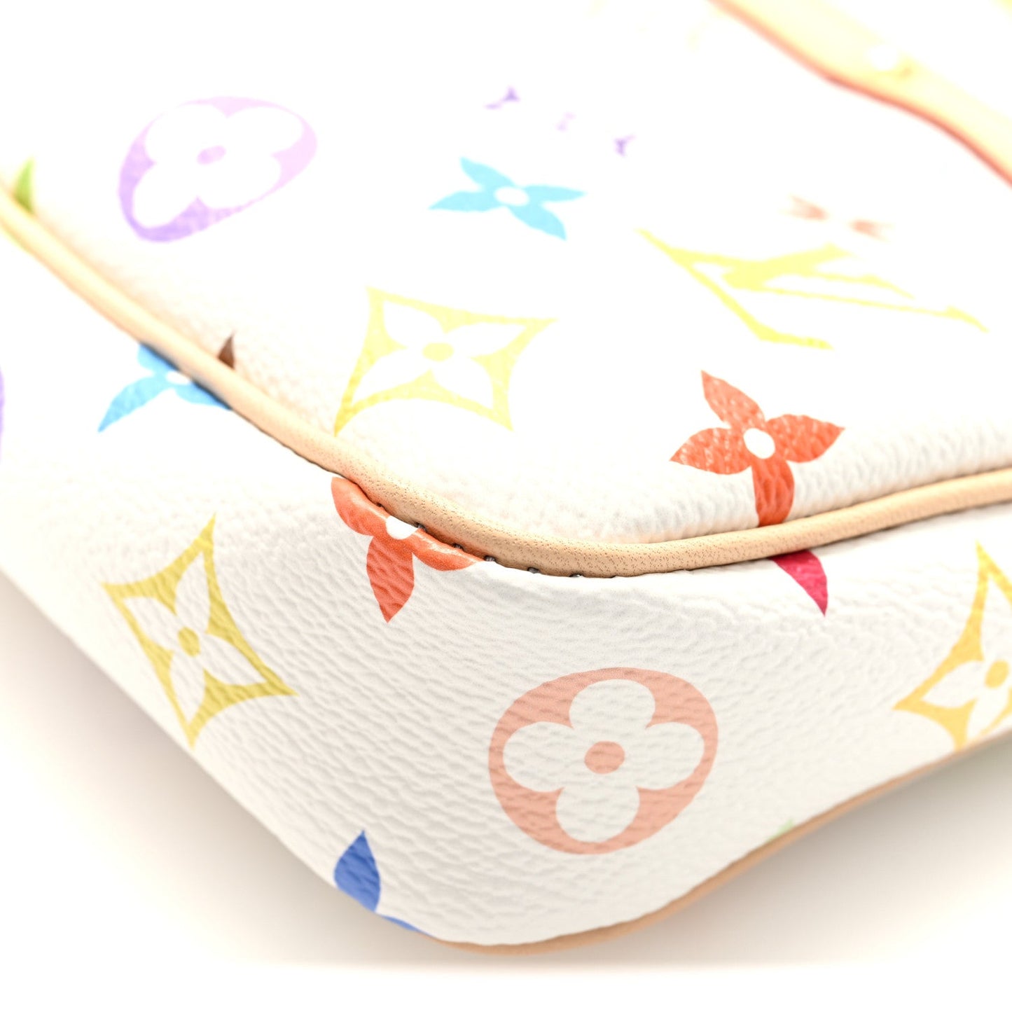 LV X TM Monogram Multicolor Pochette Accessories White