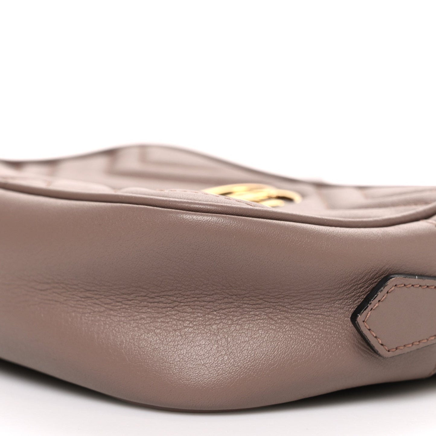 Calfskin Matelasse Mini GG Marmont Chain Shoulder Bag Porcelain Rose