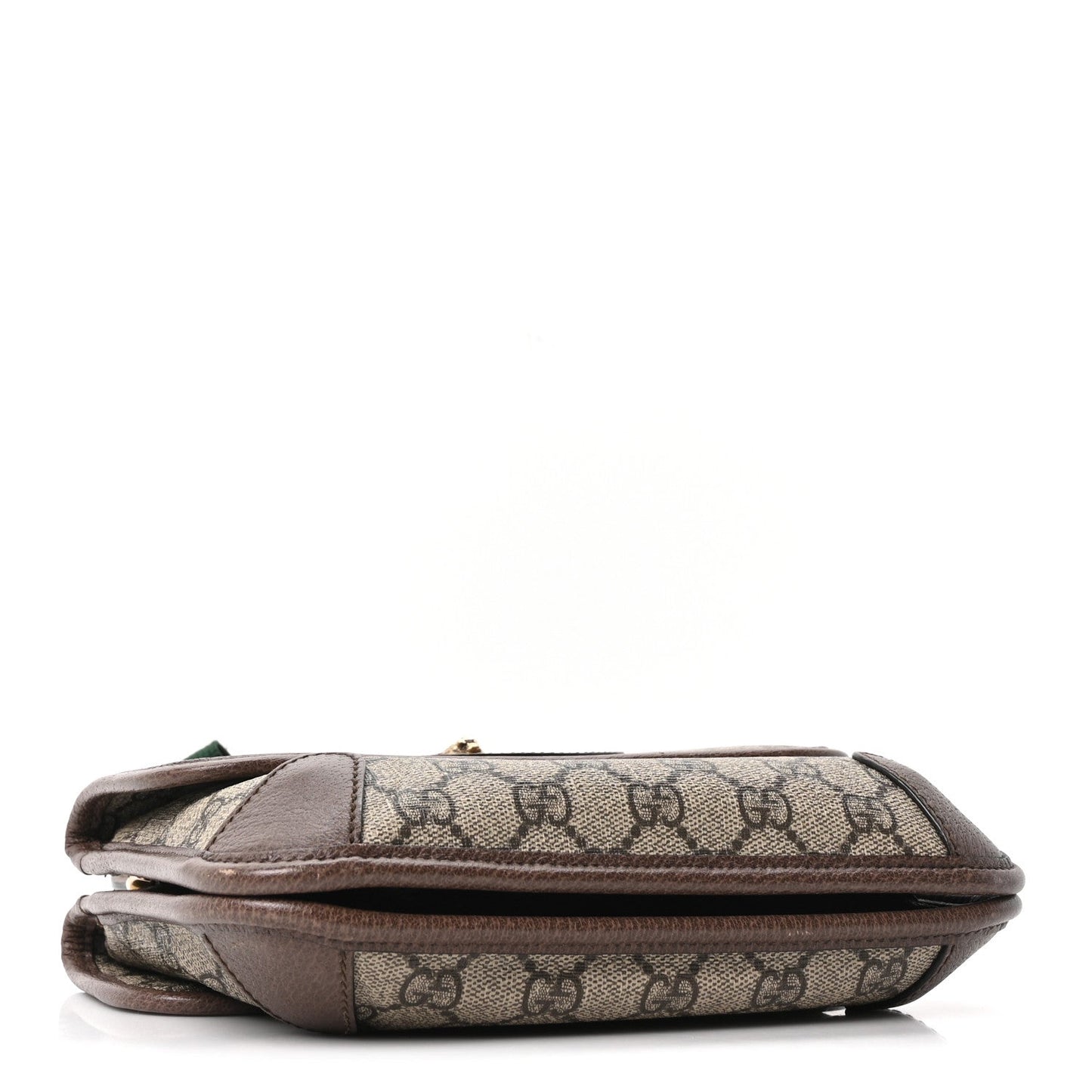 GG Supreme Monogram Web Small Neo Vintage Double Flap Messenger Bag Beige New Acero