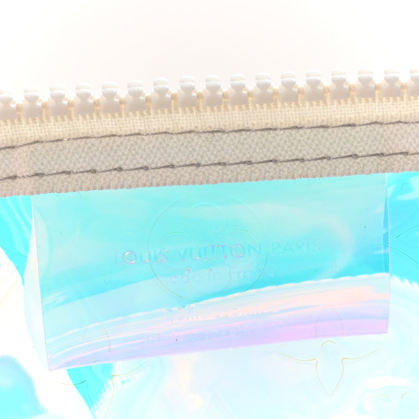PVC Monogram Keepall Bandouliere 50 Iridescent Prism