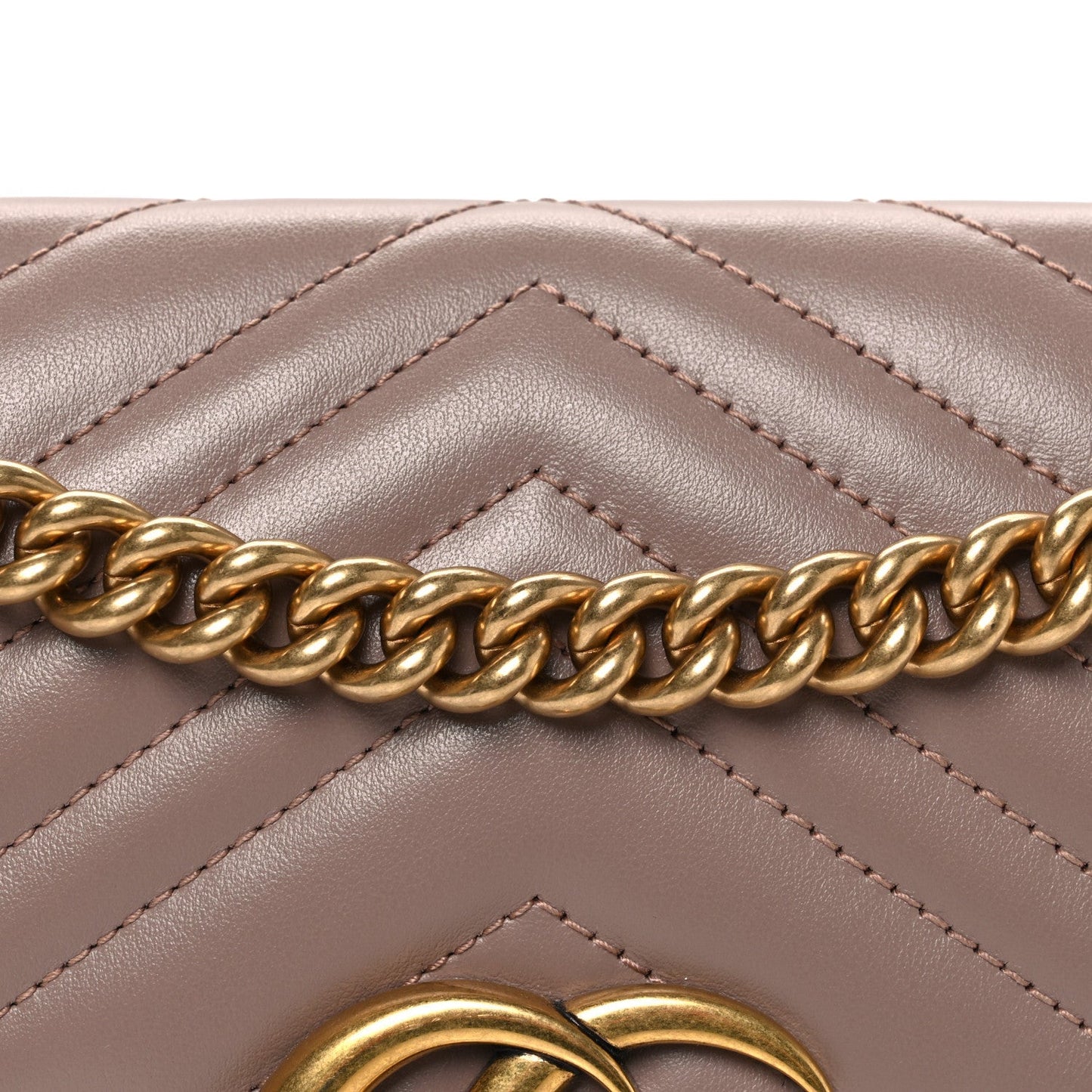 Calfskin Matelasse Small GG Marmont Shoulder Bag Porcelain Rose