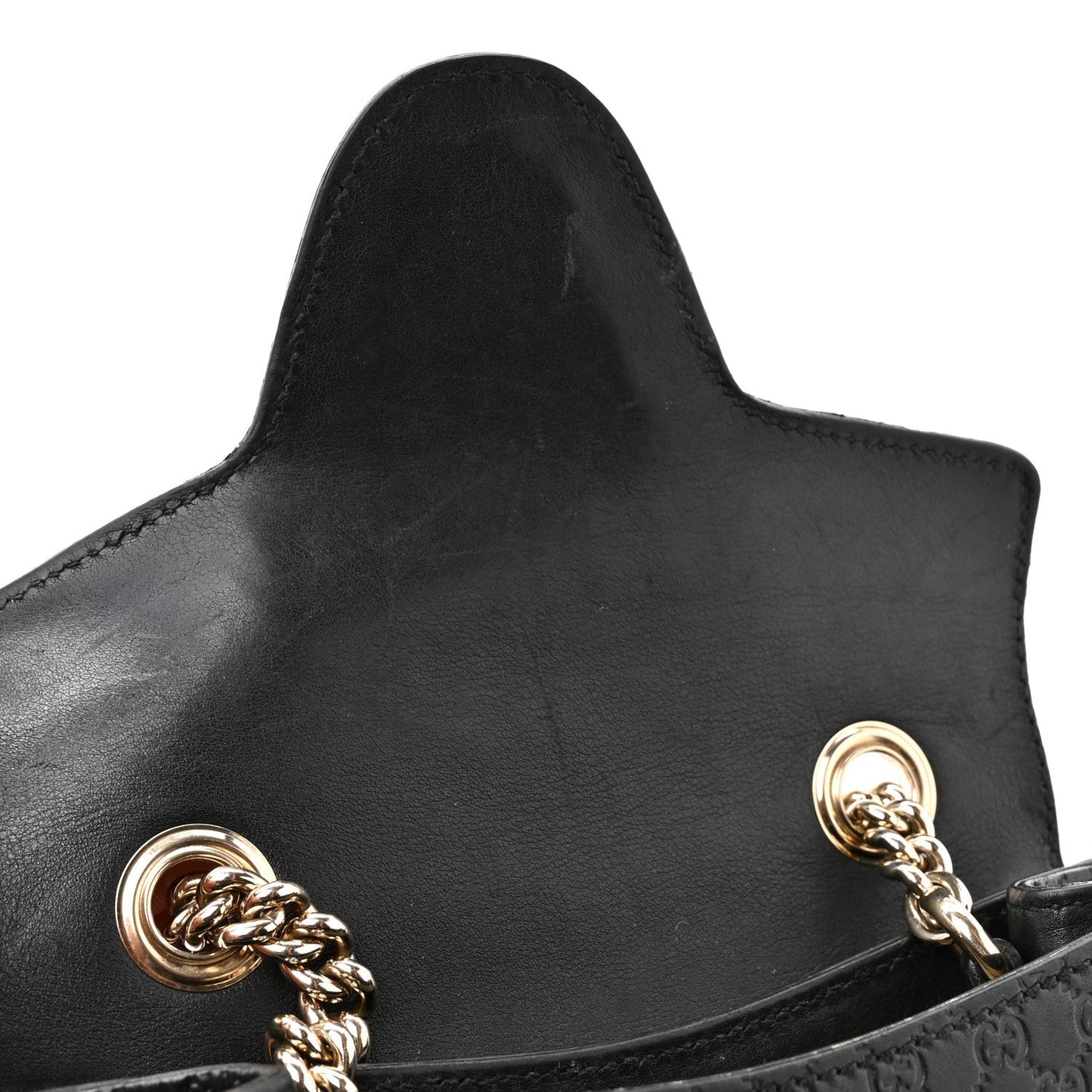Microguccissima Mini Emily Chain Shoulder Bag Black