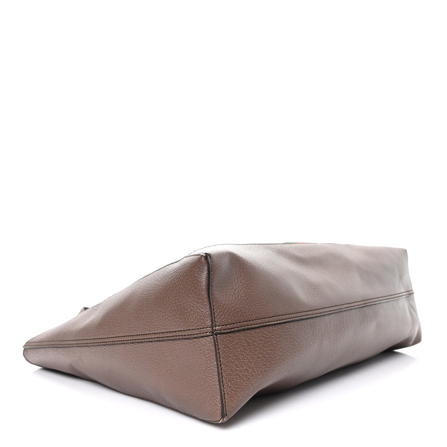 GG Supreme Monogram Web Ophidia Tote Brown