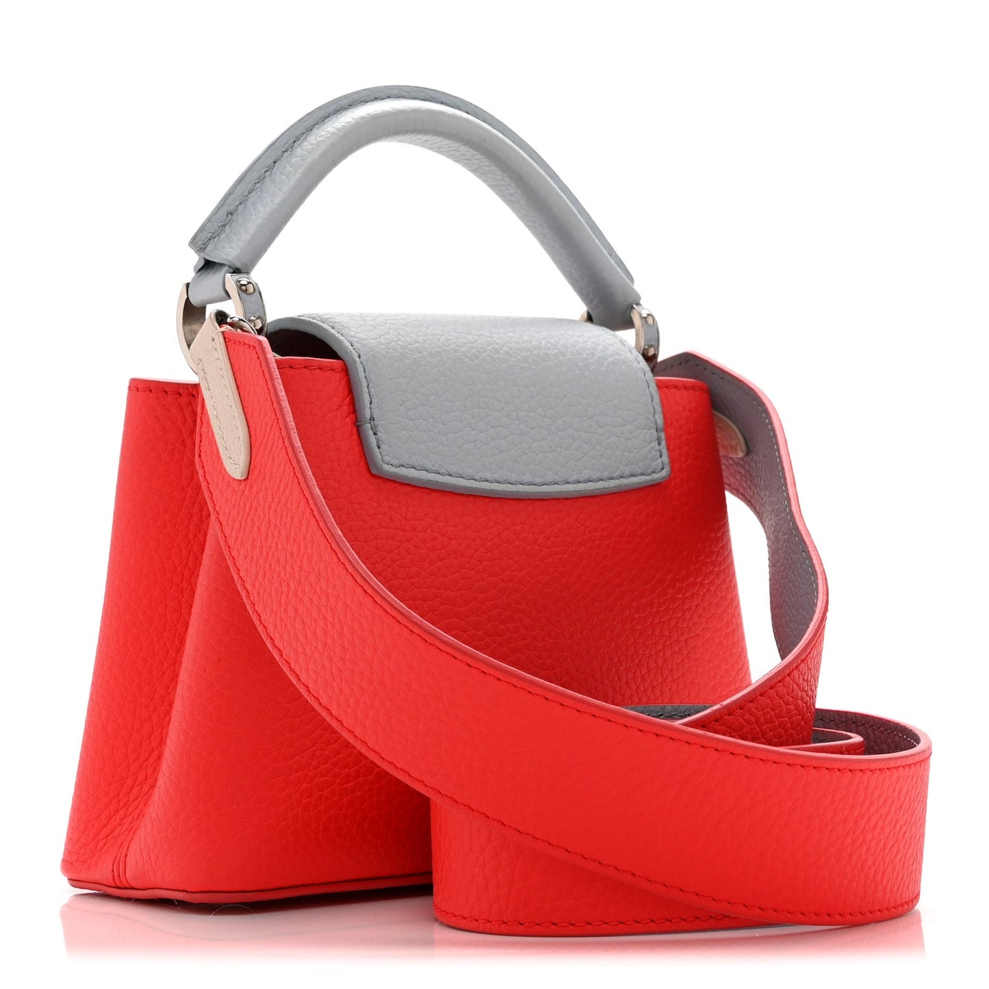 Taurillon Capucines Mini Coral Olympe Blue