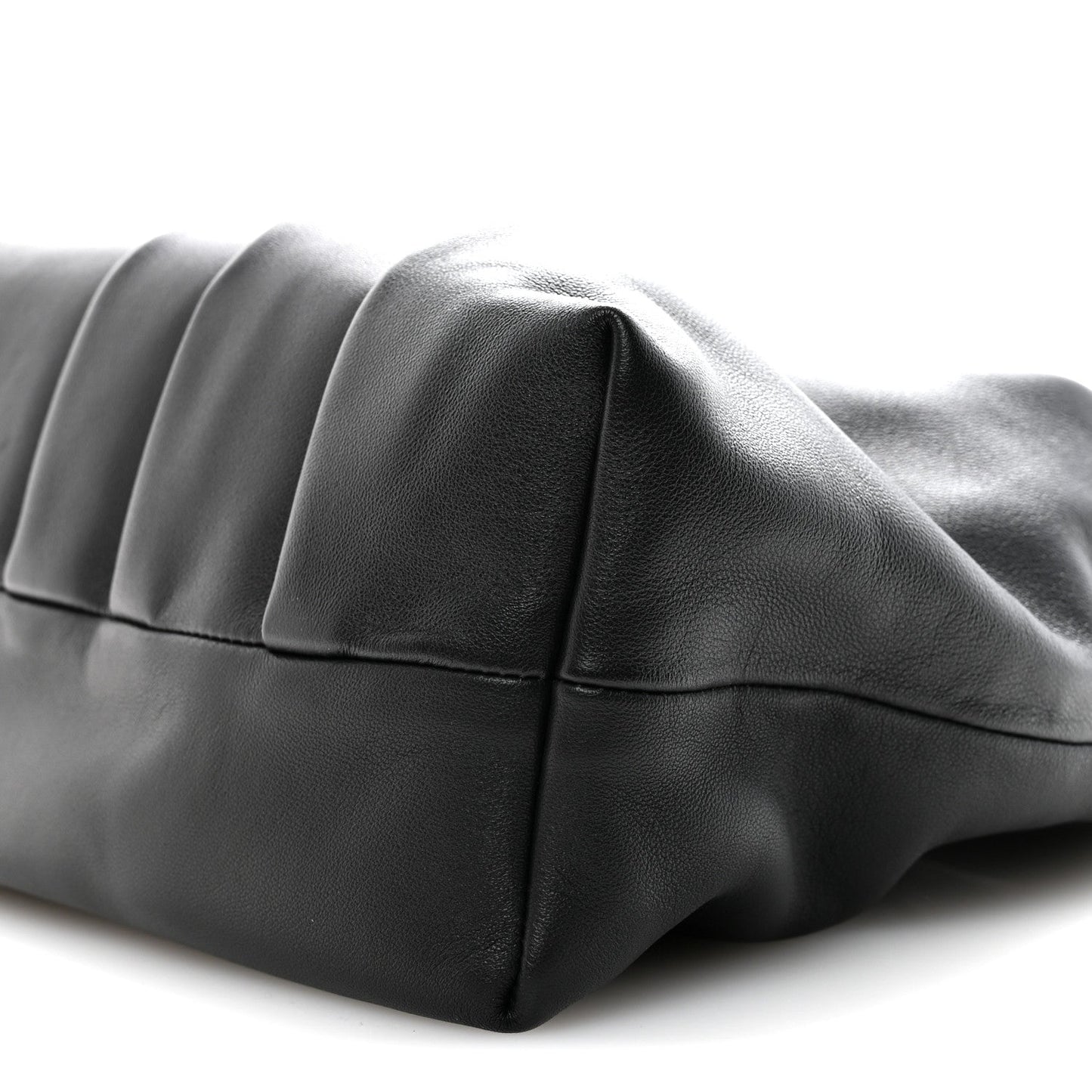 Mellow Nappa Draped Tote Black