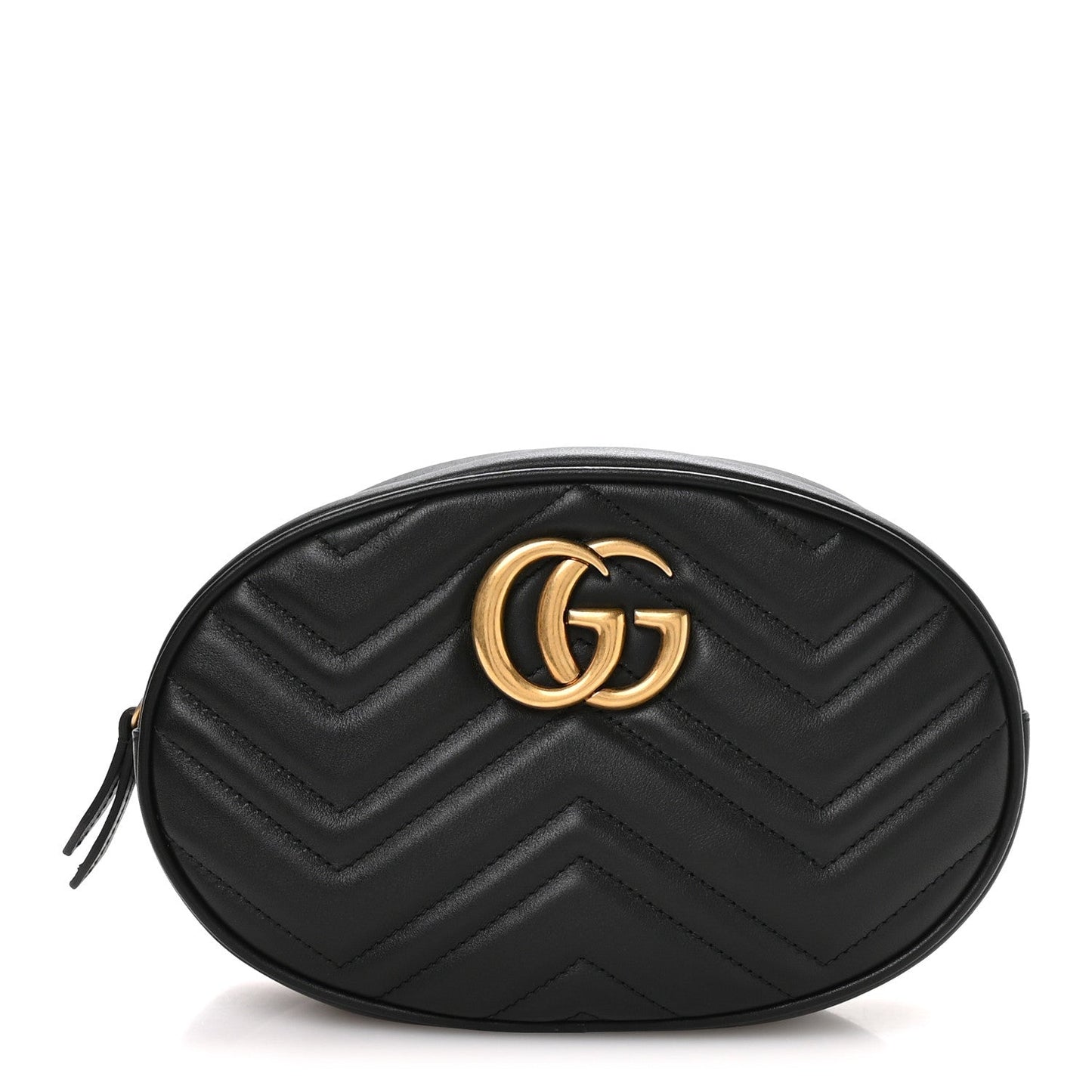 Calfskin Matelasse GG Marmont Belt Bag 95 38 Black