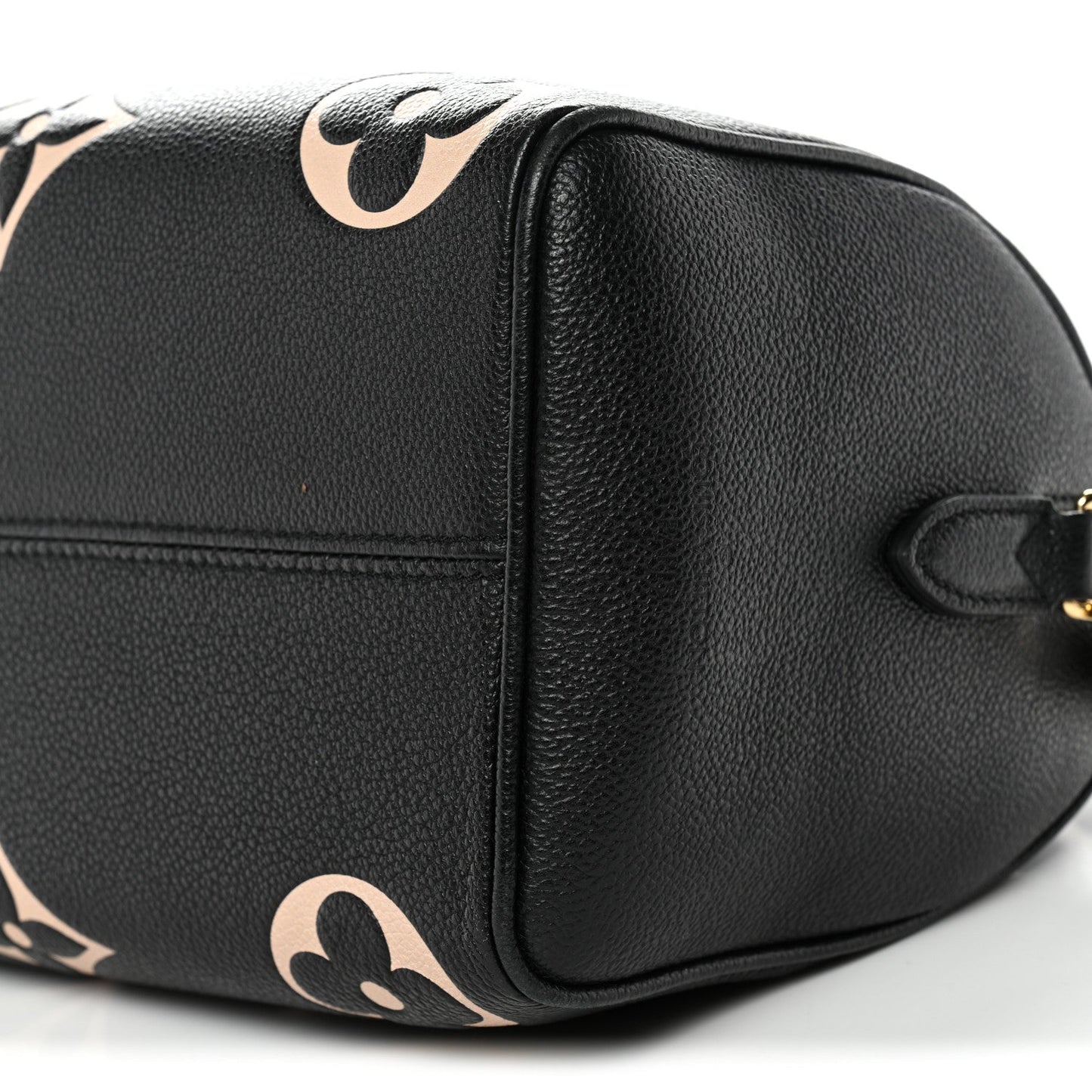Empreinte Monogram Giant Speedy Bandouliere 25 Black Beige