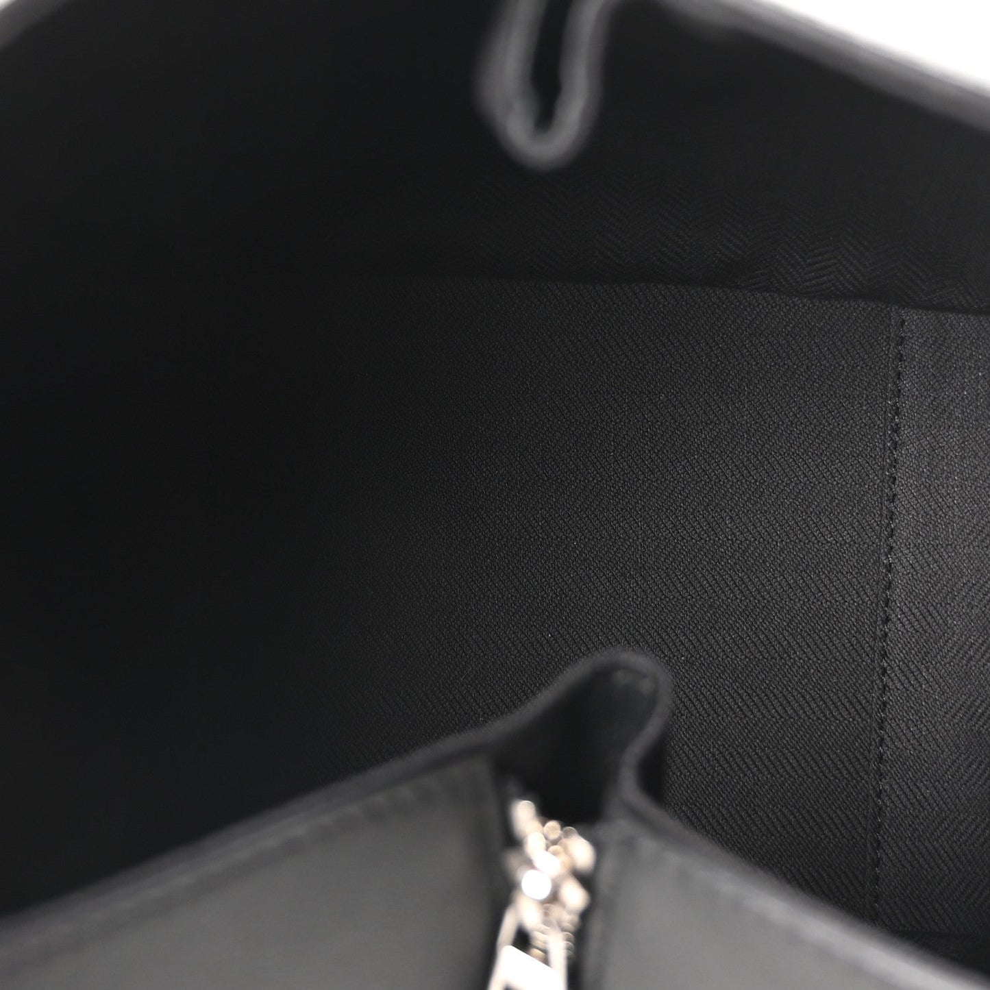 Soft Grained Calfskin Compact Hammock Shoulder Bag Black