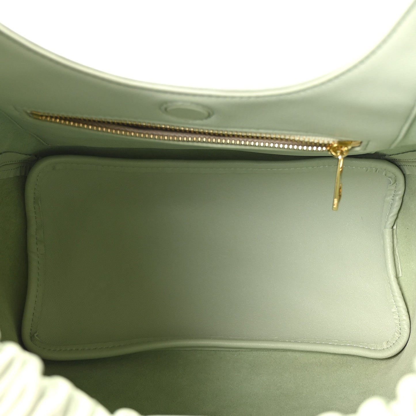 Mellow Nappa Lambskin Small Squeeze Bag Spring Jade