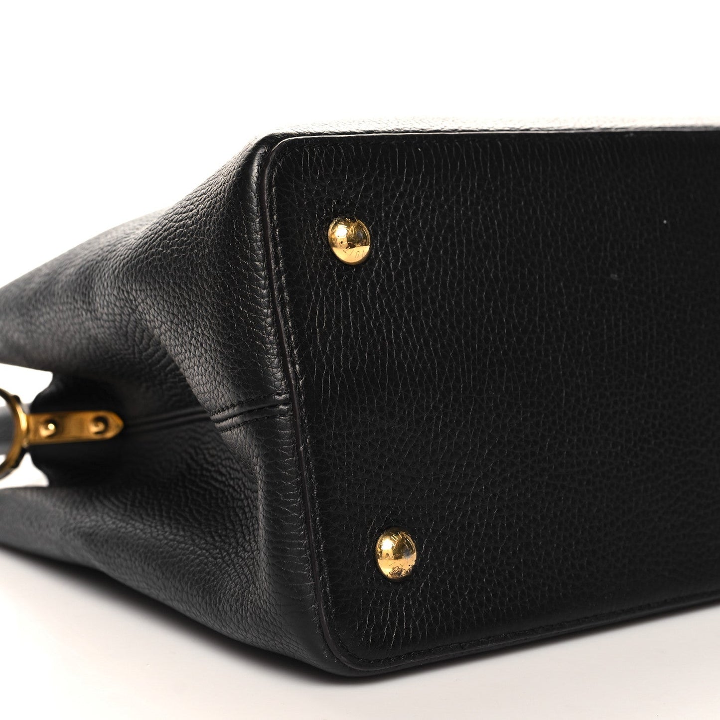 Taurillon Capucines GM  Black Fuchsia