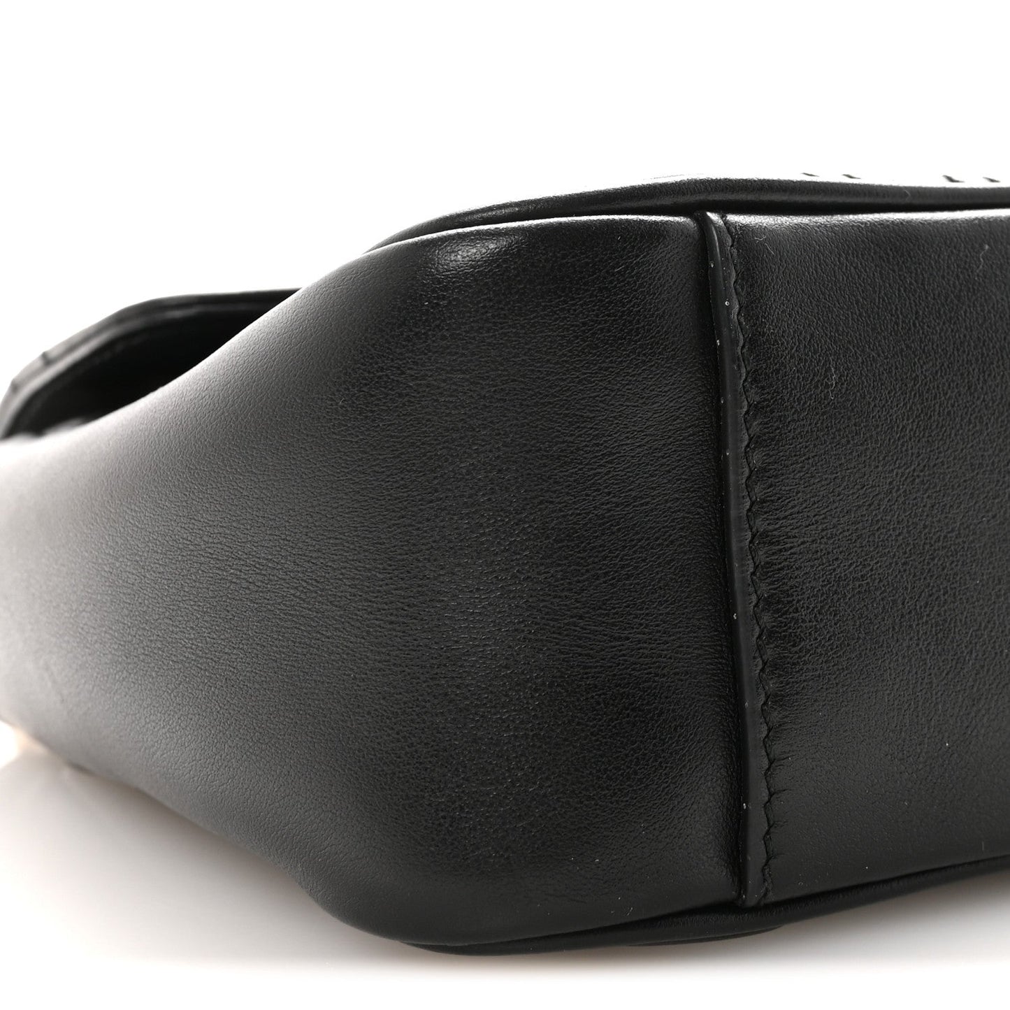 Calfskin Matelasse Small GG Marmont Shoulder Bag Black