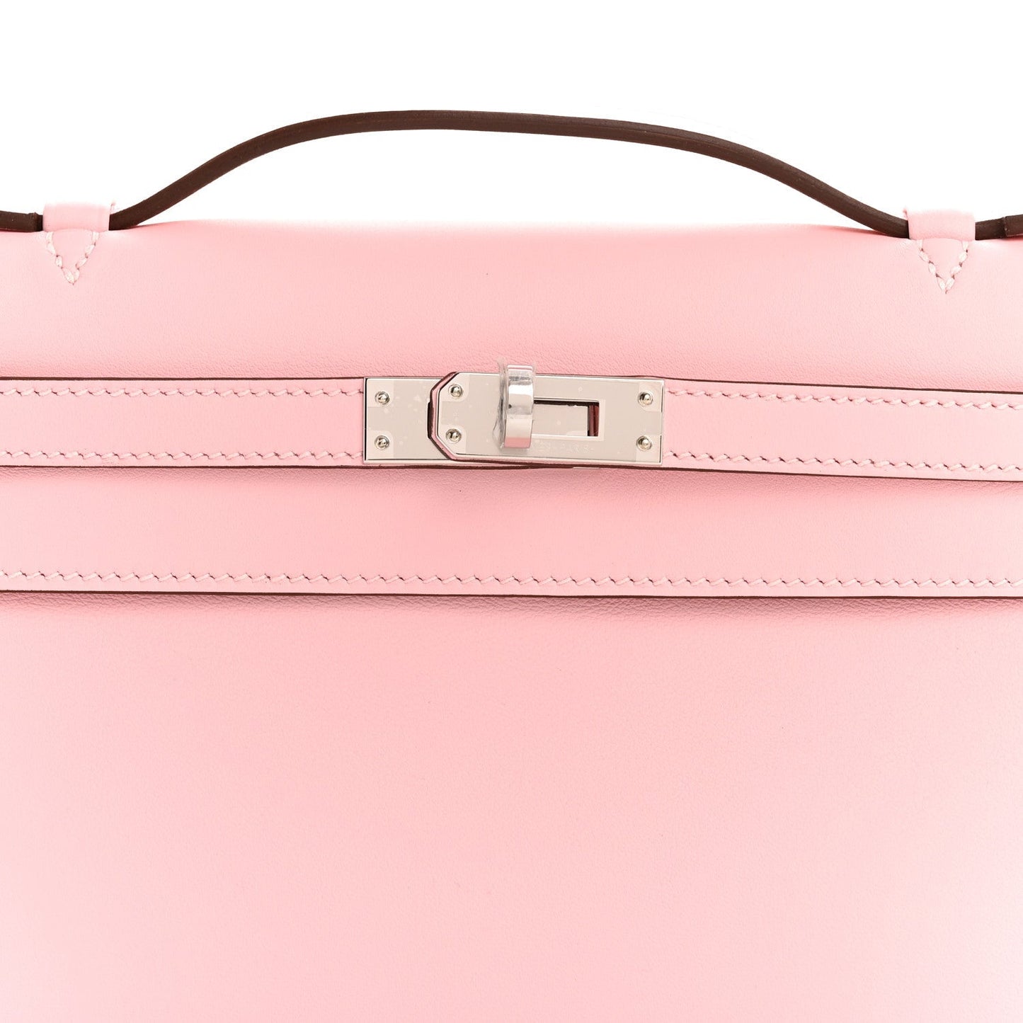 Swift Kelly Pochette Clutch Rose Sakura