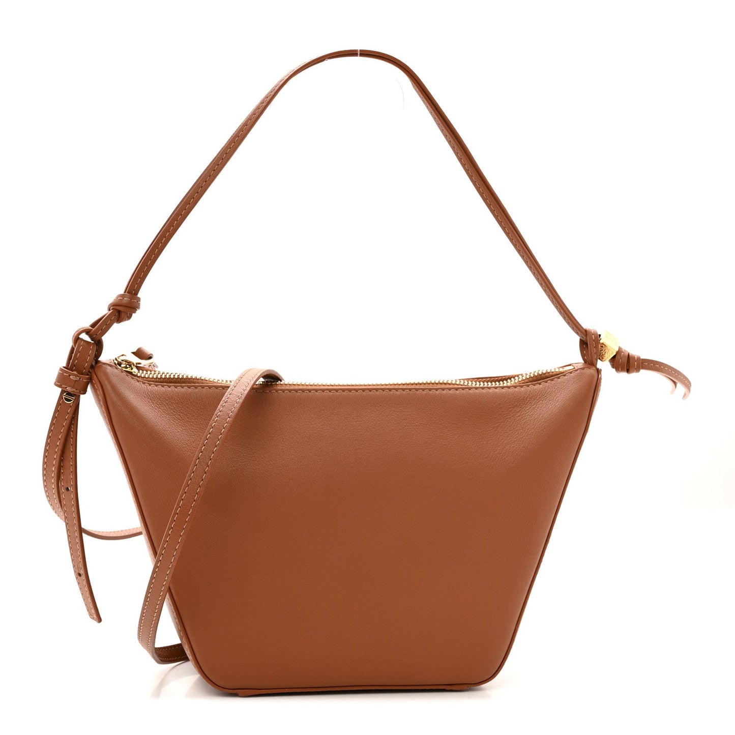 Calfskin Mini Hammock Hobo Tan