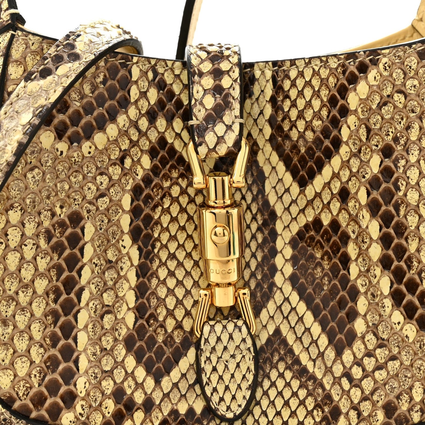 Snakeskin Mini Jackie 1961 Hobo Beige