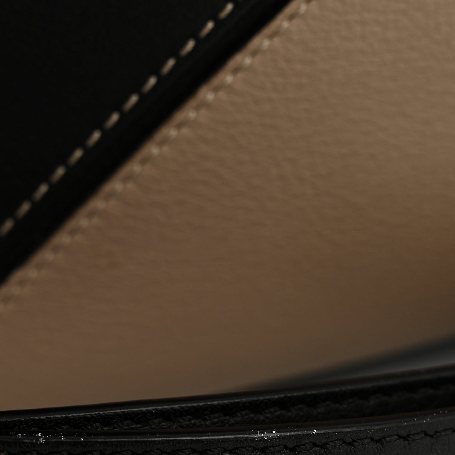 Calfskin Small Puzzle Bag Sand Soft White Black