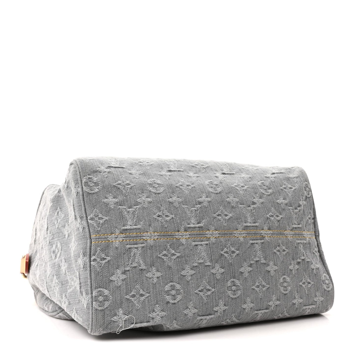 Monogram Denim Speedy Soft 30 Washed Gray
