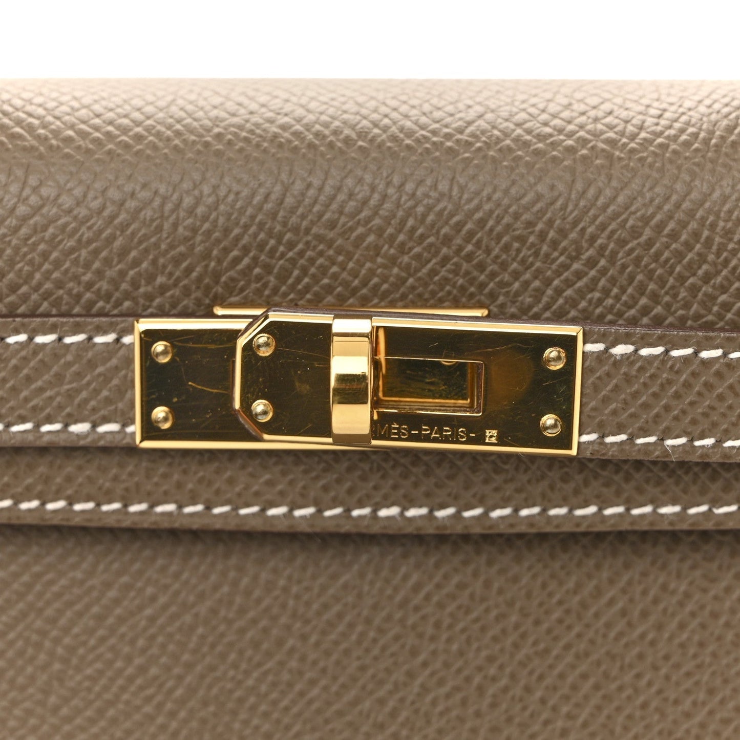 Epsom Mini Kelly Sellier 20 Etoupe