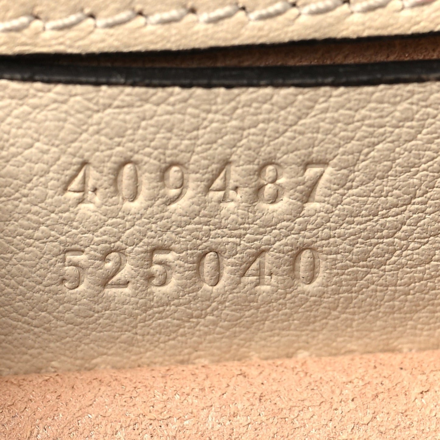 GG Supreme Monogram Calfskin Small Padlock Shoulder Bag Beige Mystic White Sun Oil