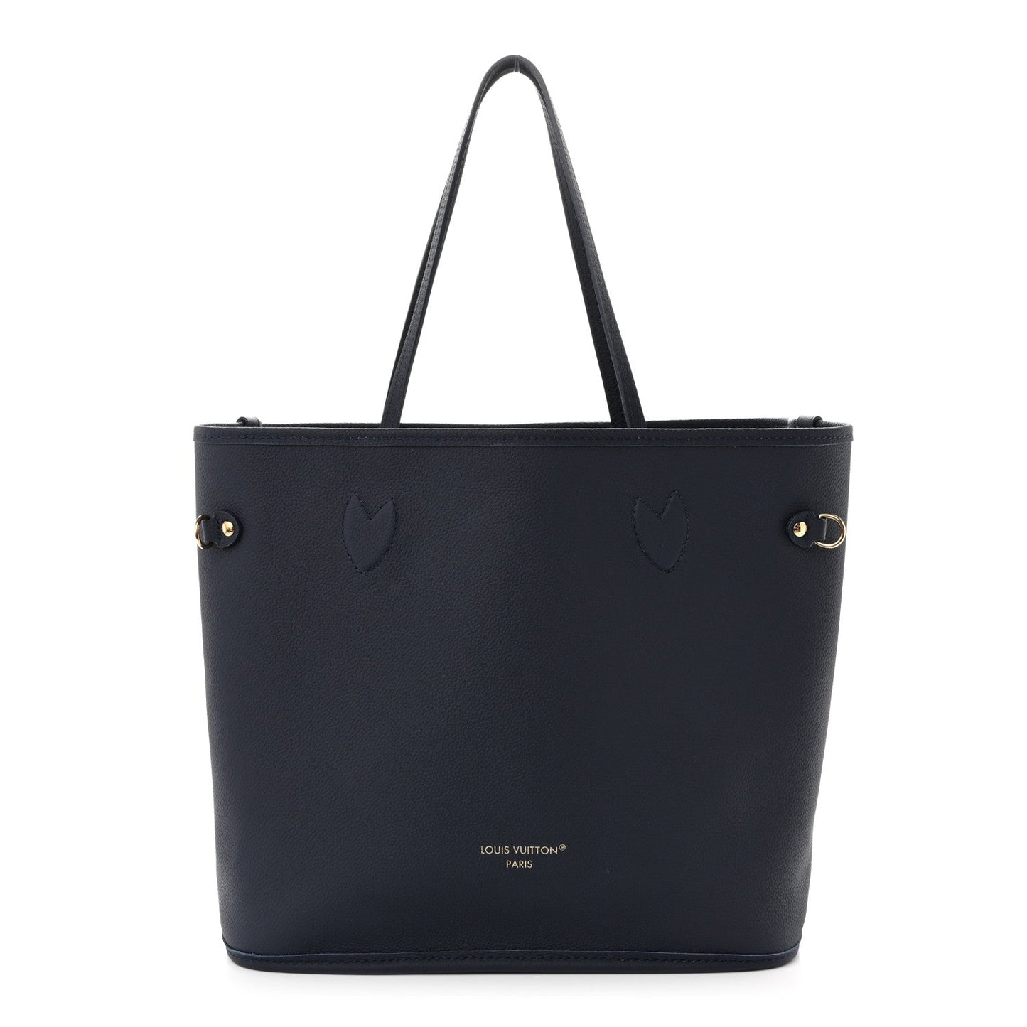 Monogram Calfskin Neo Neverfull Inside Out MM Navy