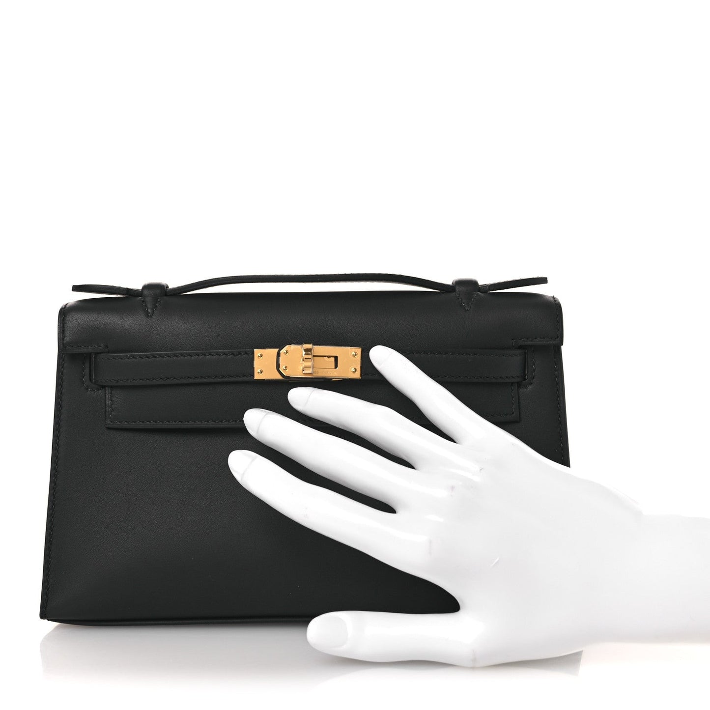 Swift Kelly Pochette Clutch Black