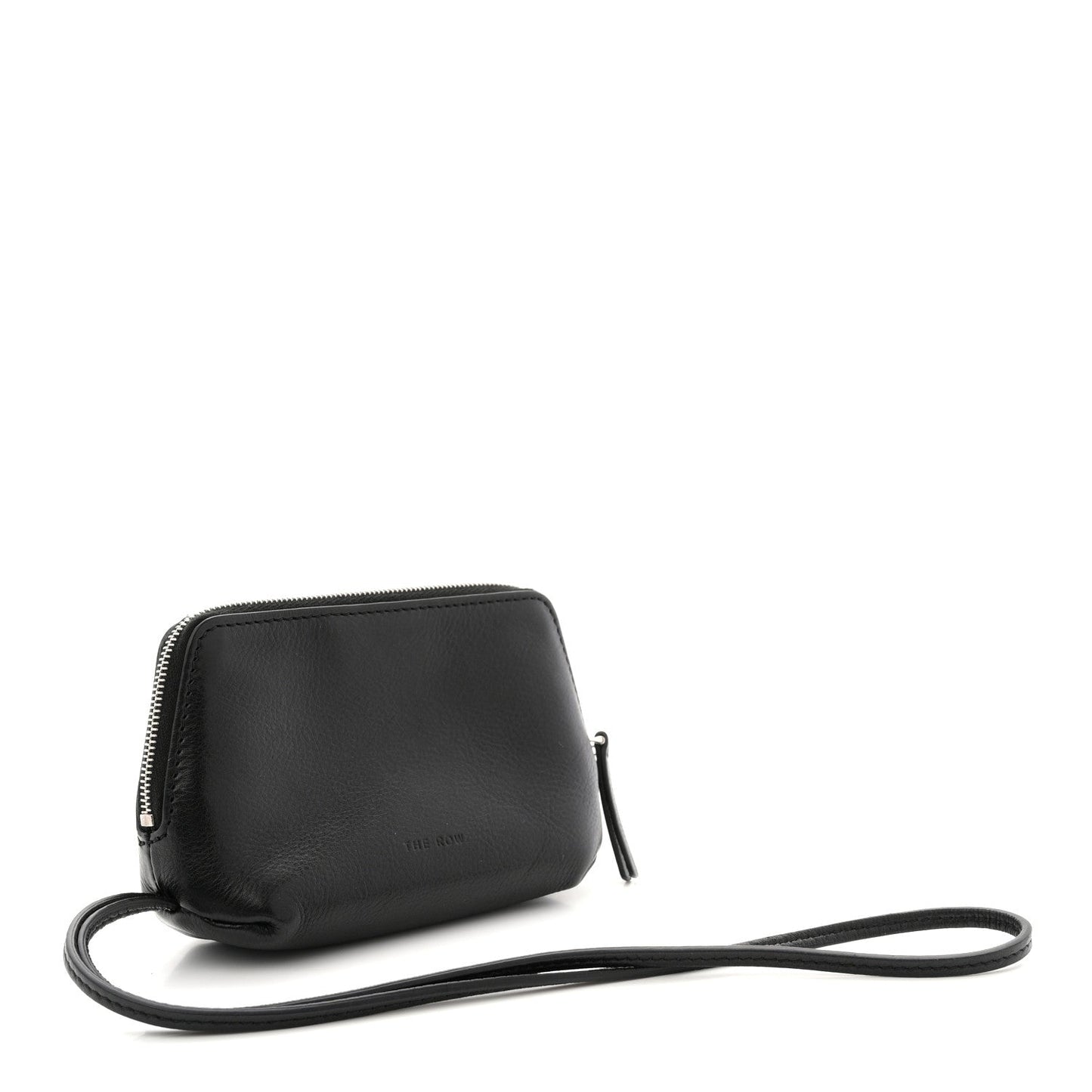 Grained Calfskin Owen Pouch Black
