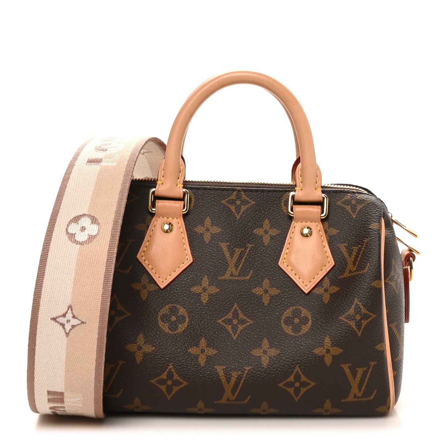 Monogram Speedy Bandouliere 20 Beige