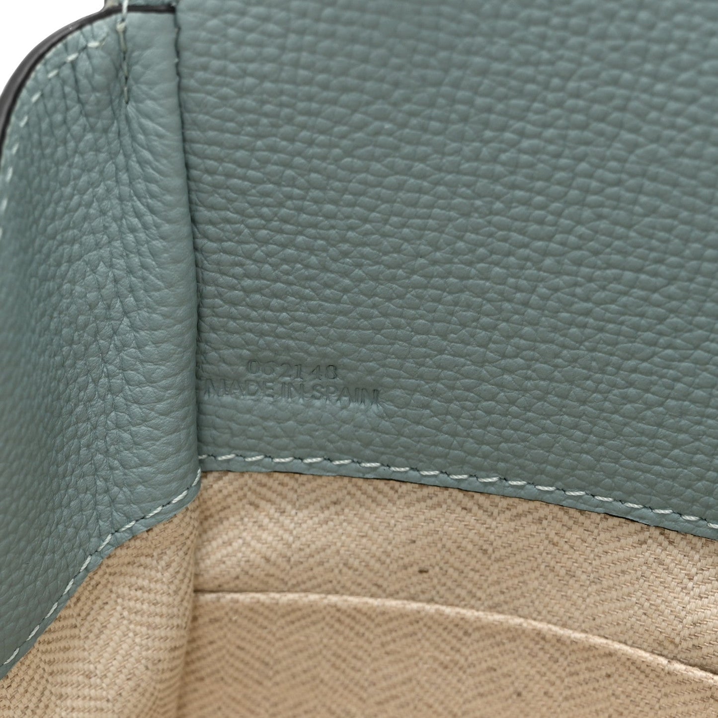 Pebble Grain Calfskin Mini Hammock Shoulder Bag Light Blue
