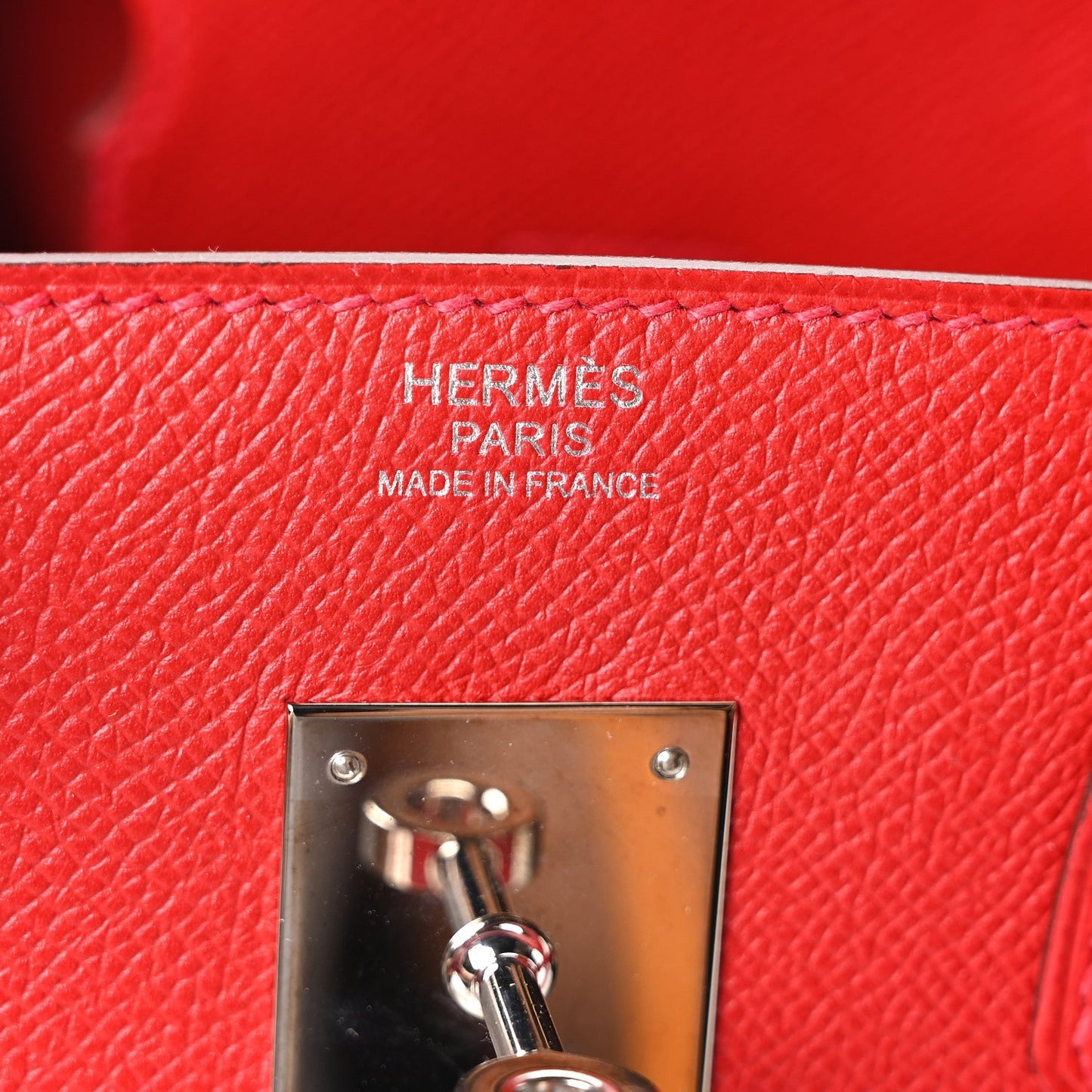 Epsom Birkin 30 Rouge Vif