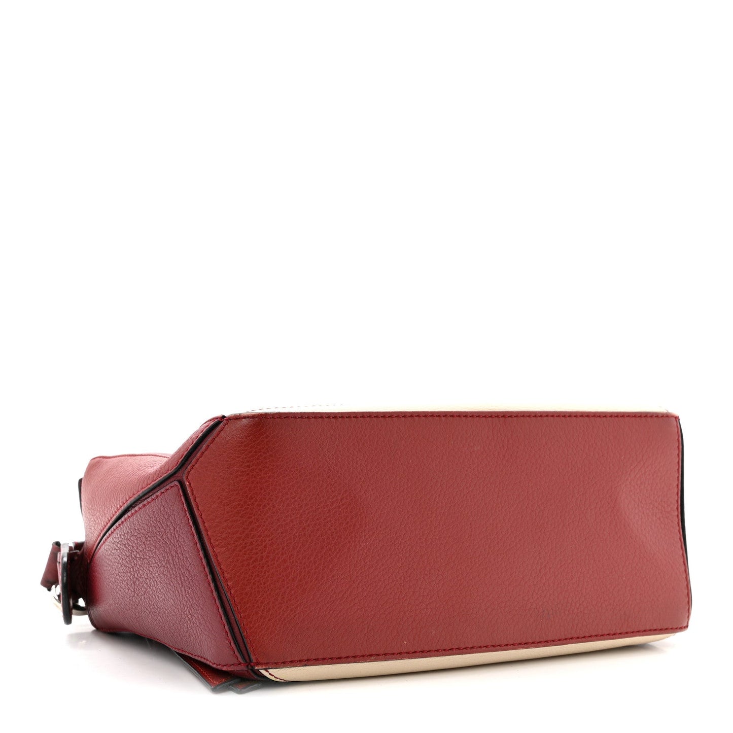 Calfskin Small Puzzle Bag Wine Garnet