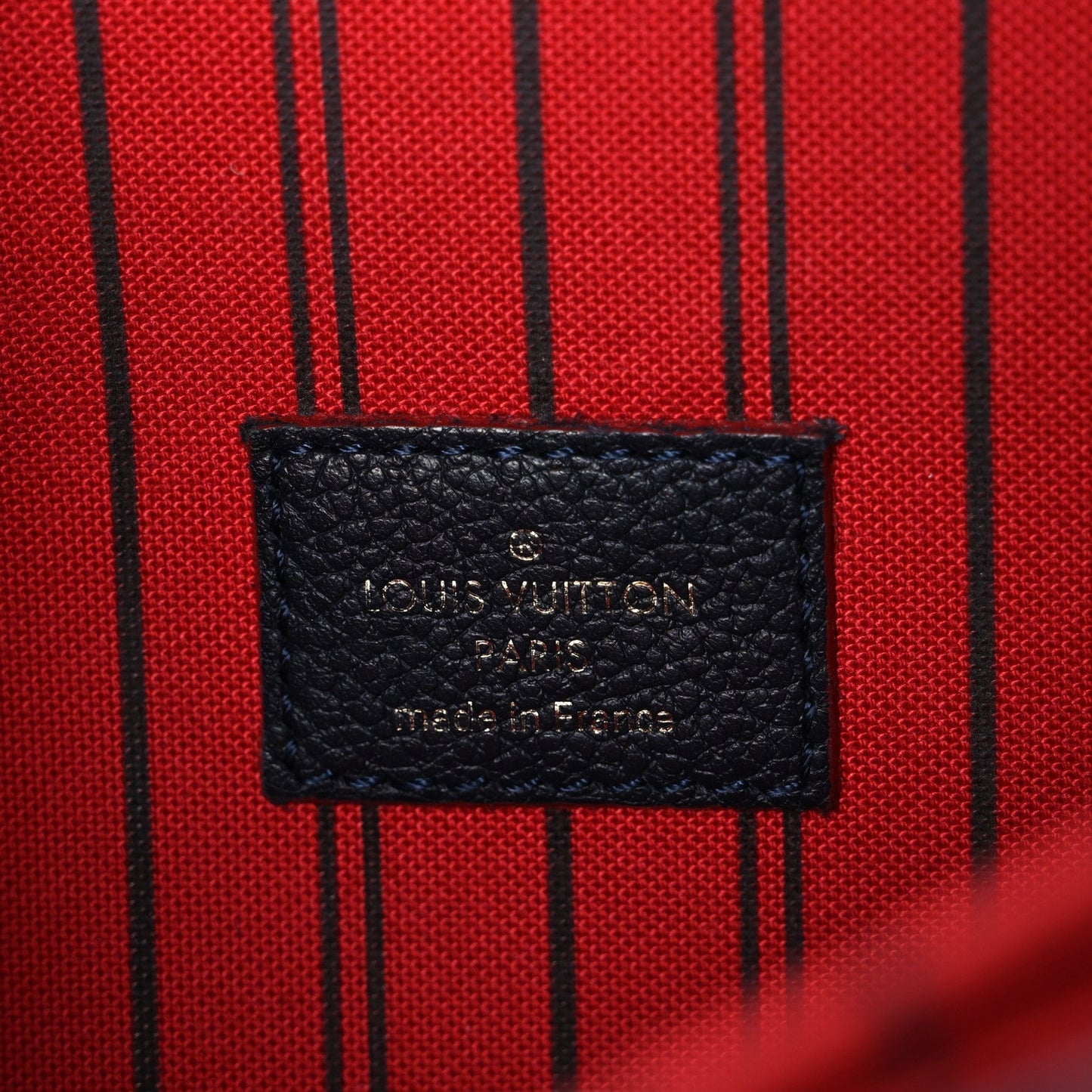 Empreinte Pochette Metis Marine Rouge