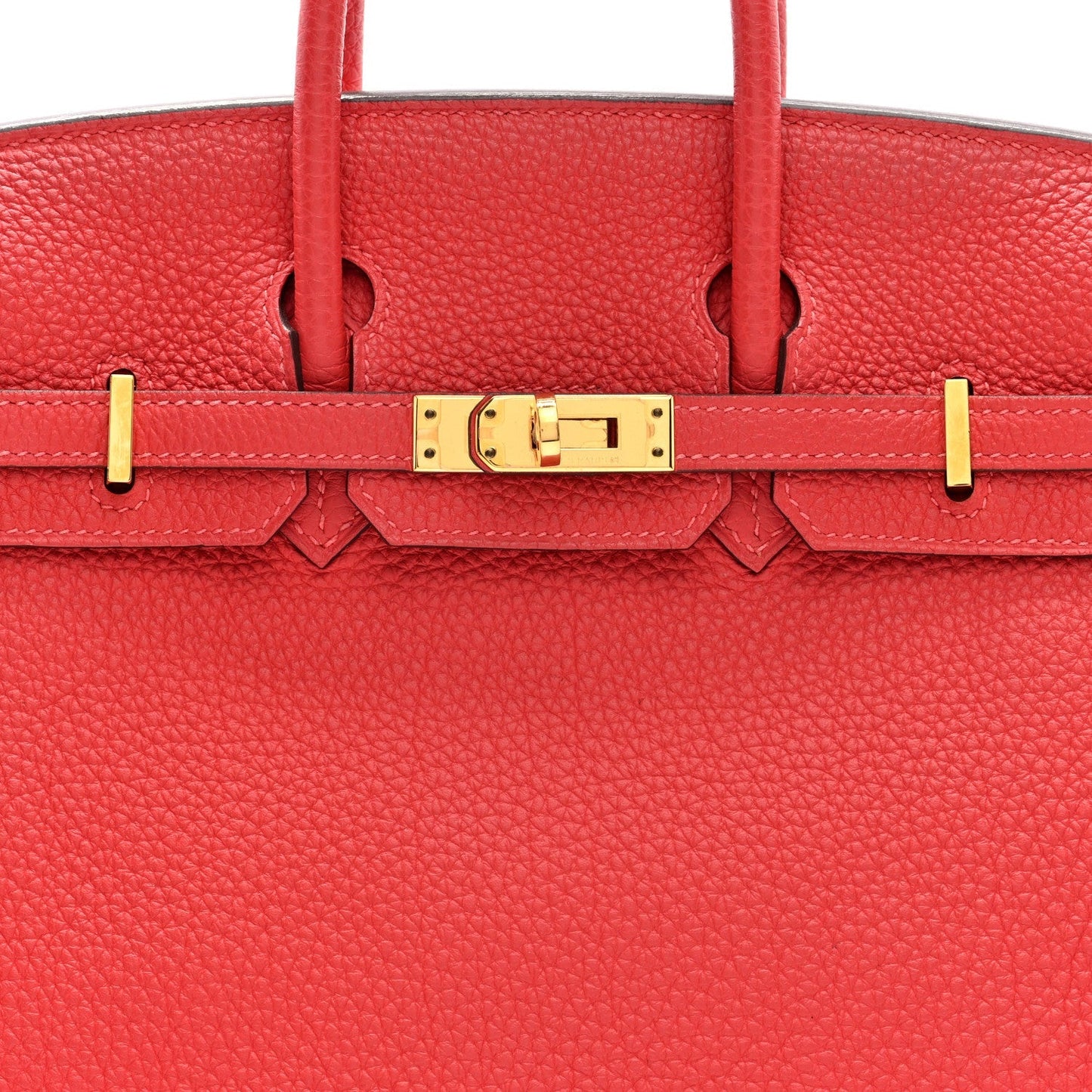 Togo Birkin 25 Rouge Pivoine