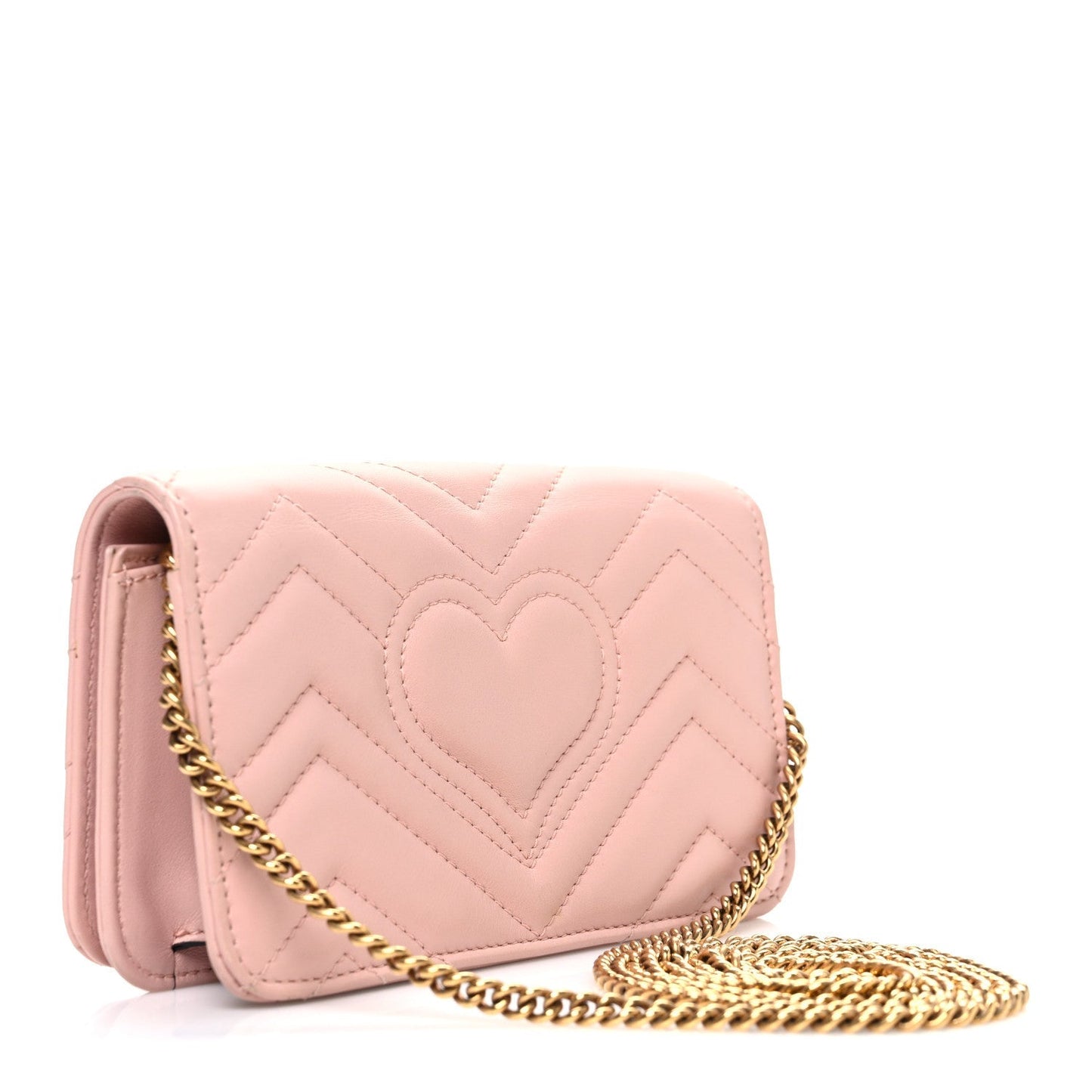 Calfskin Matelasse GG Marmont Mini Bag  Perfect Pink