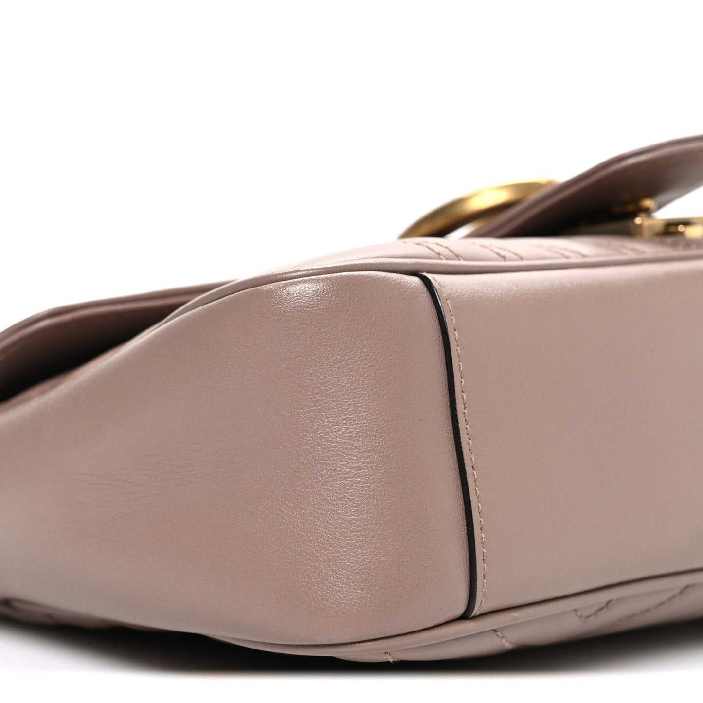 Calfskin Matelasse Small GG Marmont Shoulder Bag Porcelain Rose