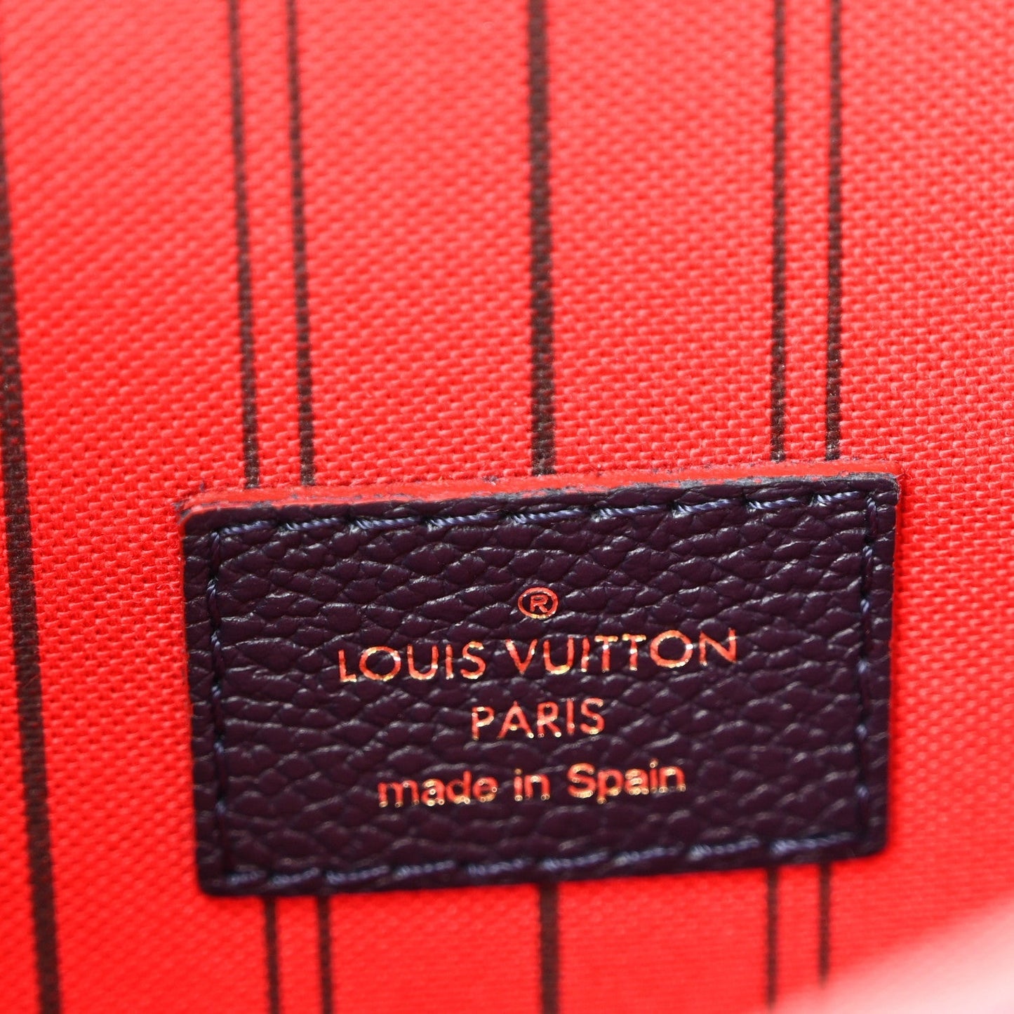 Empreinte Pochette Metis Marine Rouge