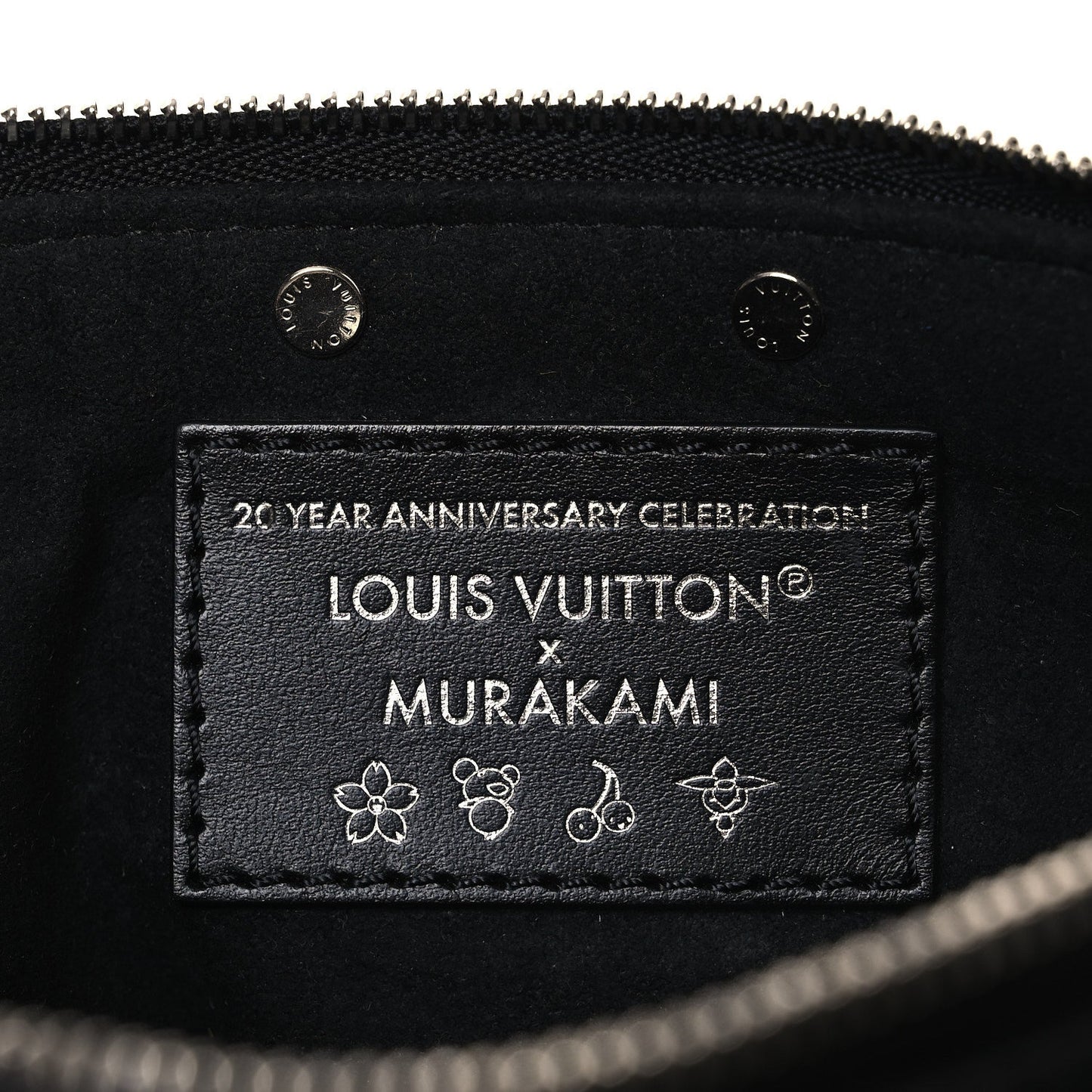 LV X TM Monogram Multicolor Pochette Accessories Black
