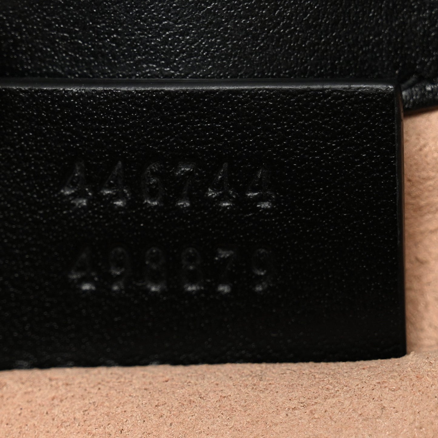 Calfskin Matelasse Mini GG Marmont Shoulder Bag Black