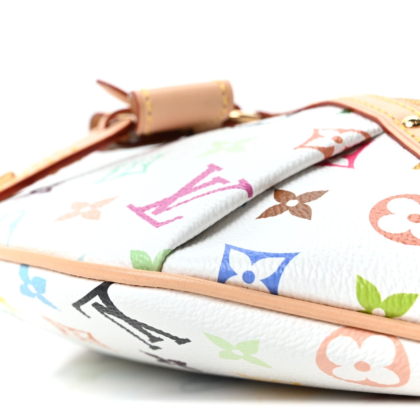 LV X TM Monogram Multicolor High Rise Bumbag White
