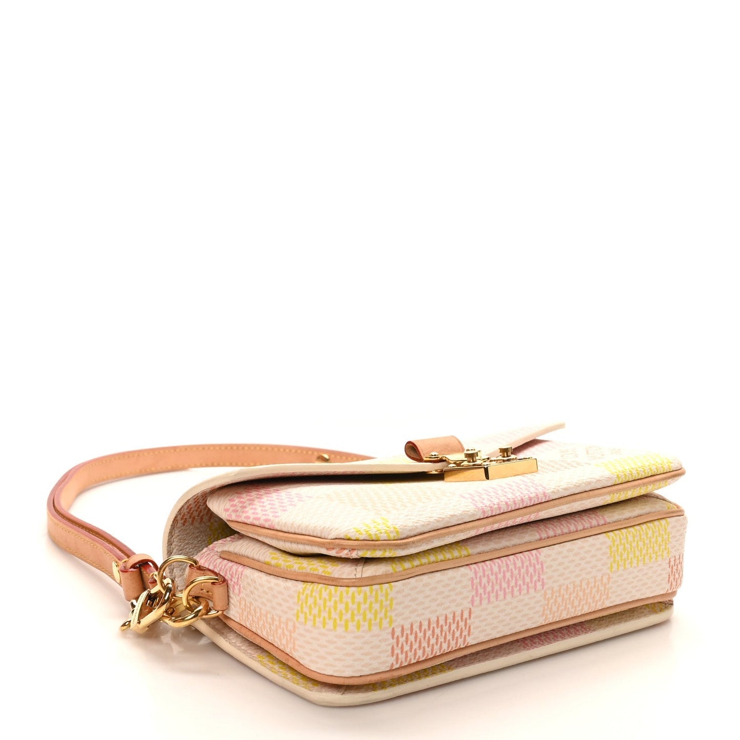 Damier Giant Pochette Metis East West Peach