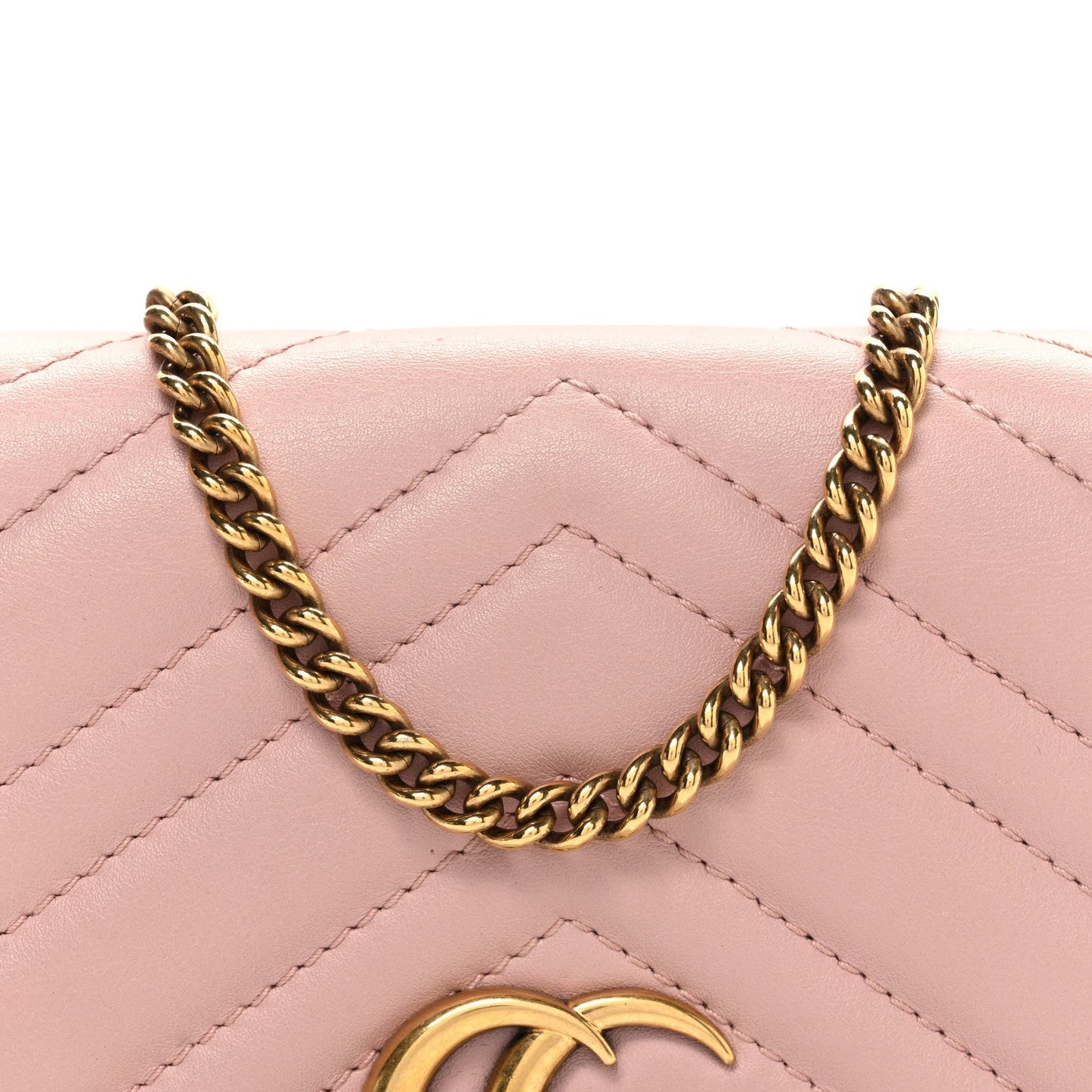 Calfskin Matelasse GG Marmont Mini Bag  Perfect Pink