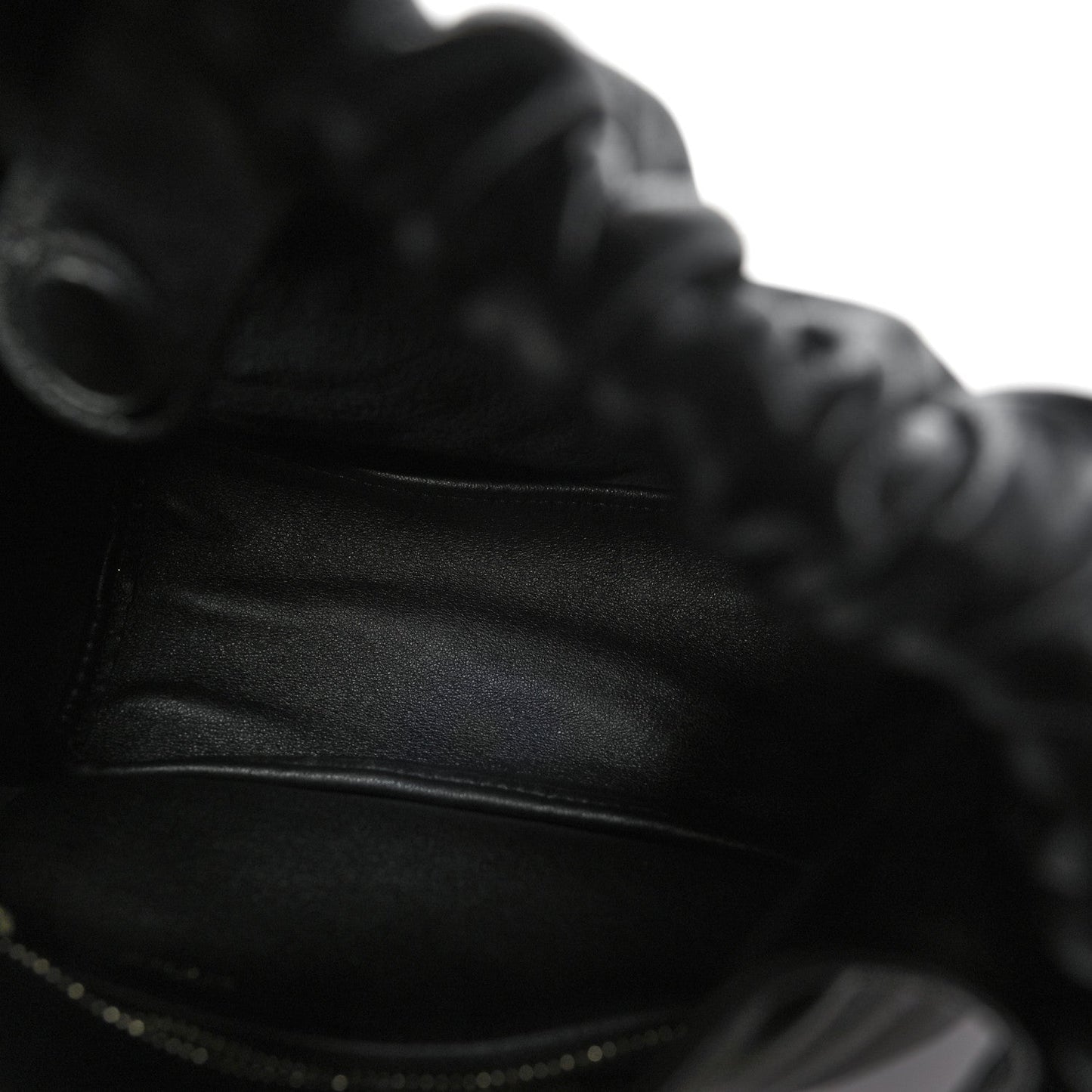 Nappa Small Squeeze Bag Black