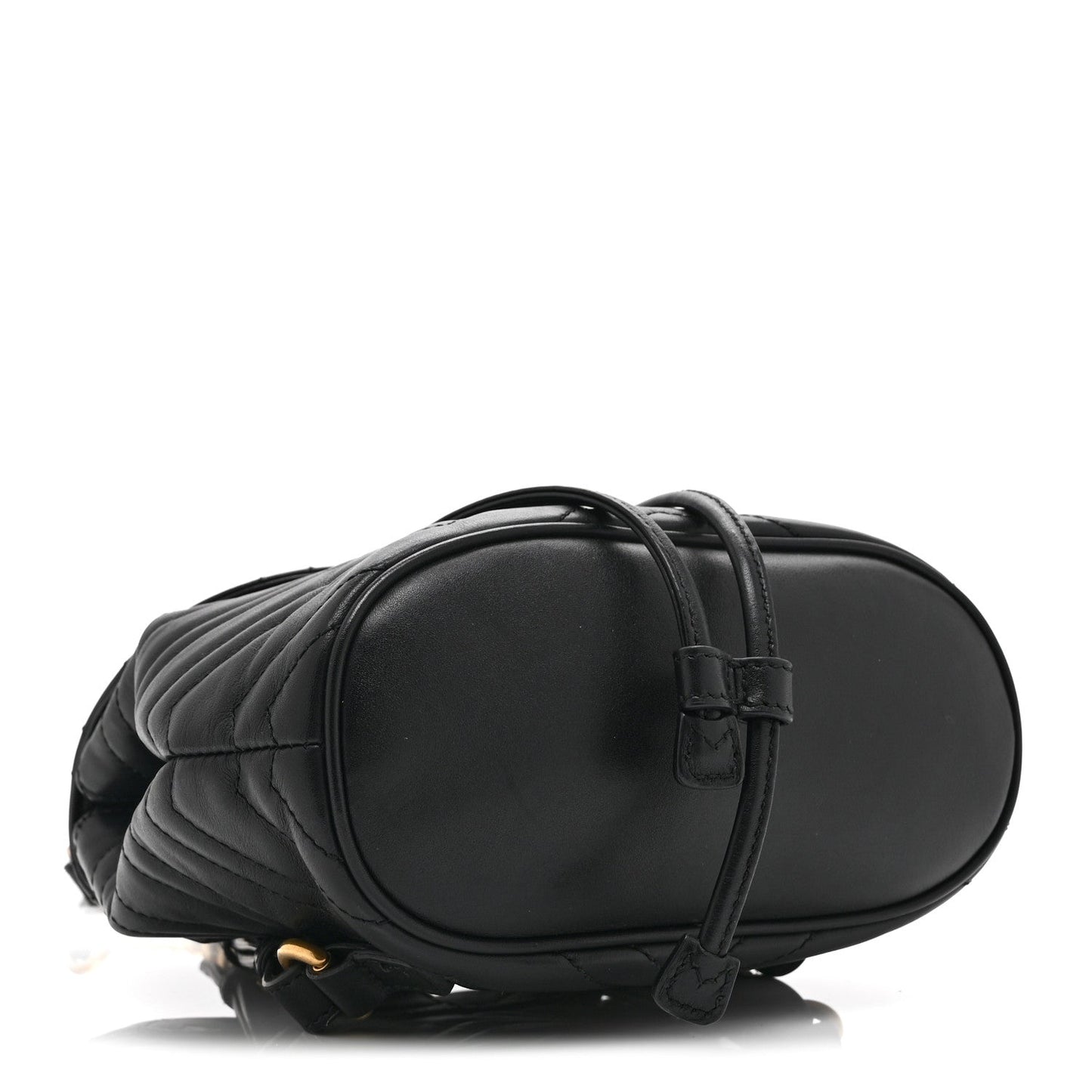 Calfskin Matelasse GG Marmont Flap Backpack Black