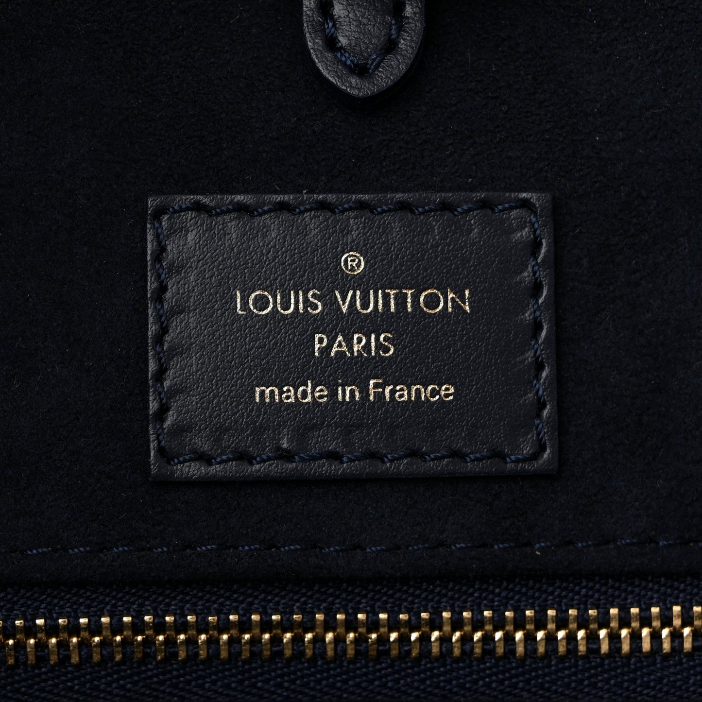 Empreinte Monogram Giant Onthego MM Navy Creme