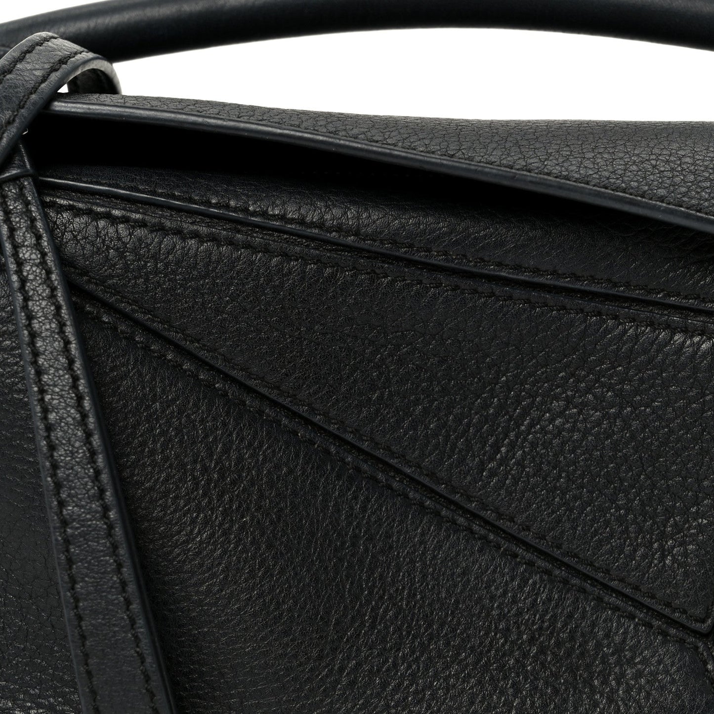Calfskin Mini Puzzle Bag Black
