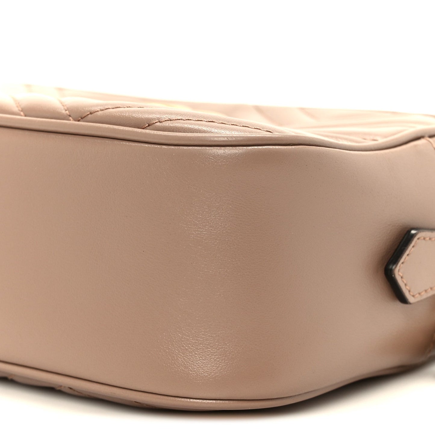 Calfskin Matelasse Small GG Marmont Chain Shoulder Bag Porcelain Rose