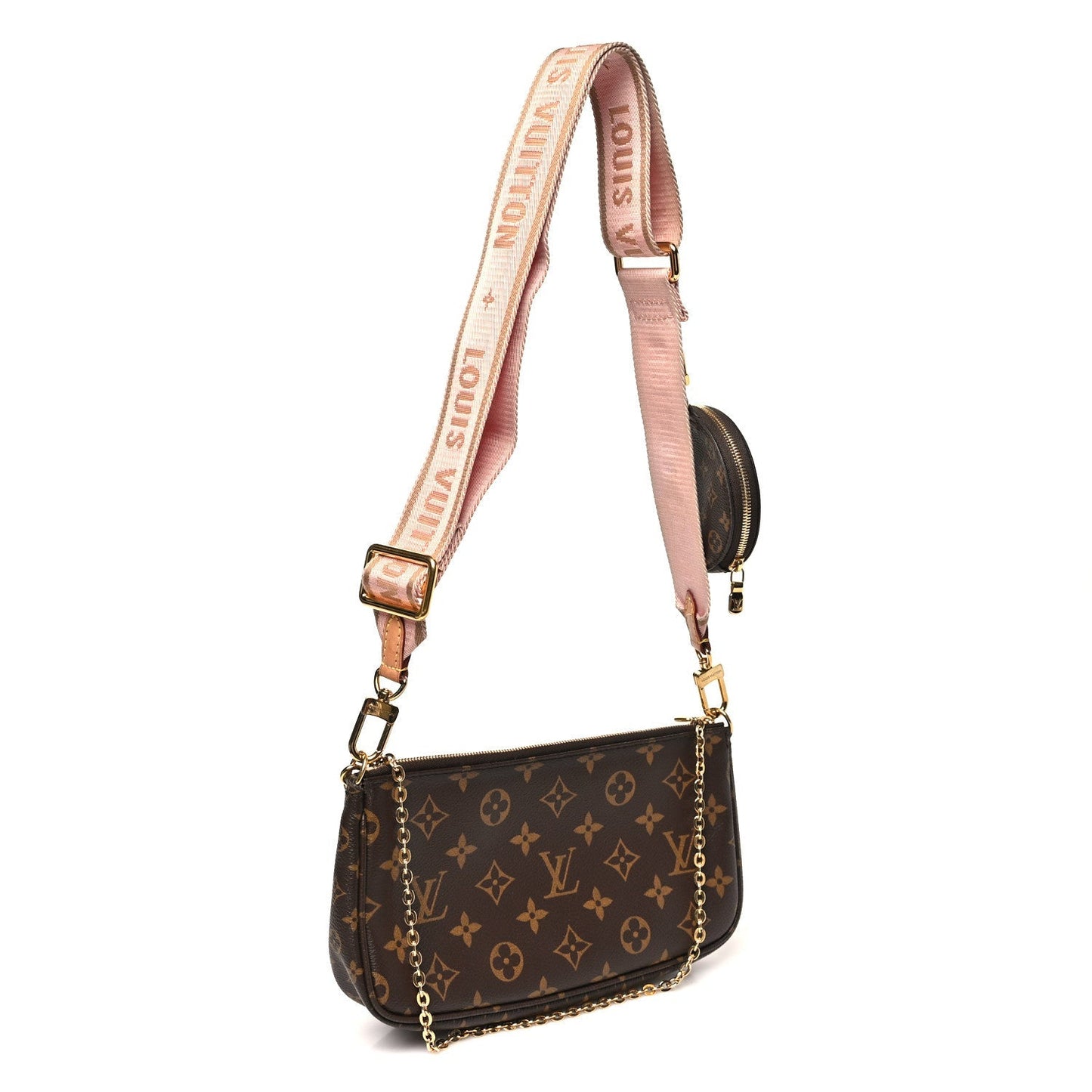 Monogram Multi Pochette Accessories Rose Clair
