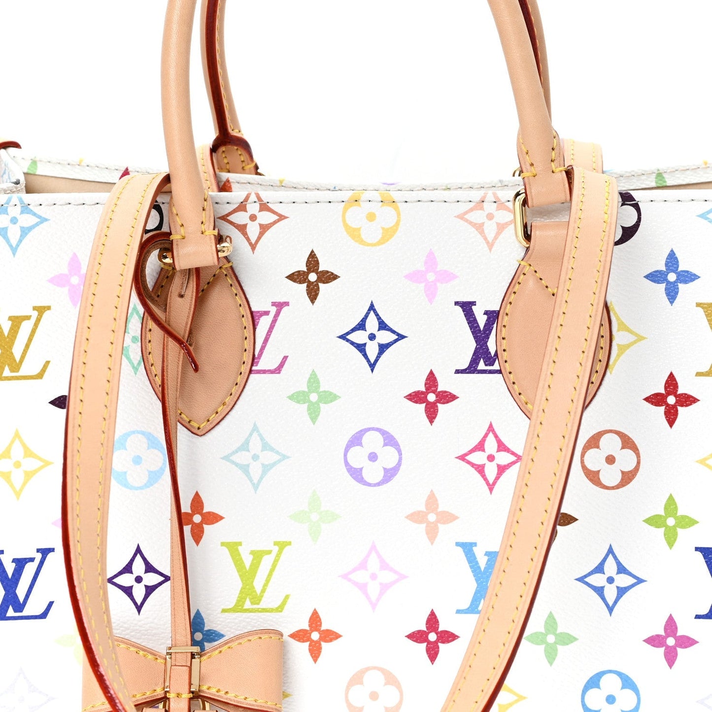 LV X TM Monogram Multicolor Onthego MM White