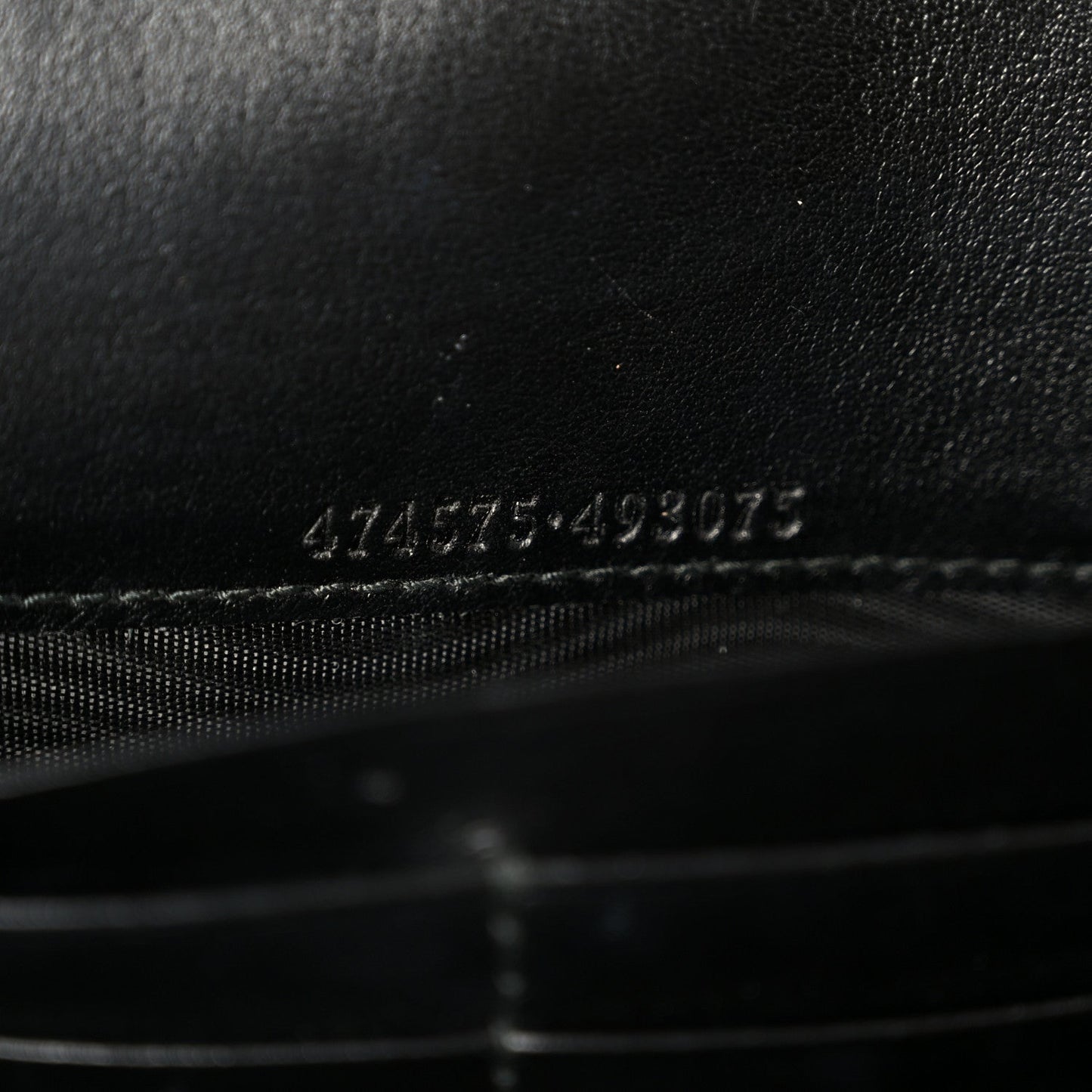 Calfskin Matelasse GG Marmont Chain Wallet Black