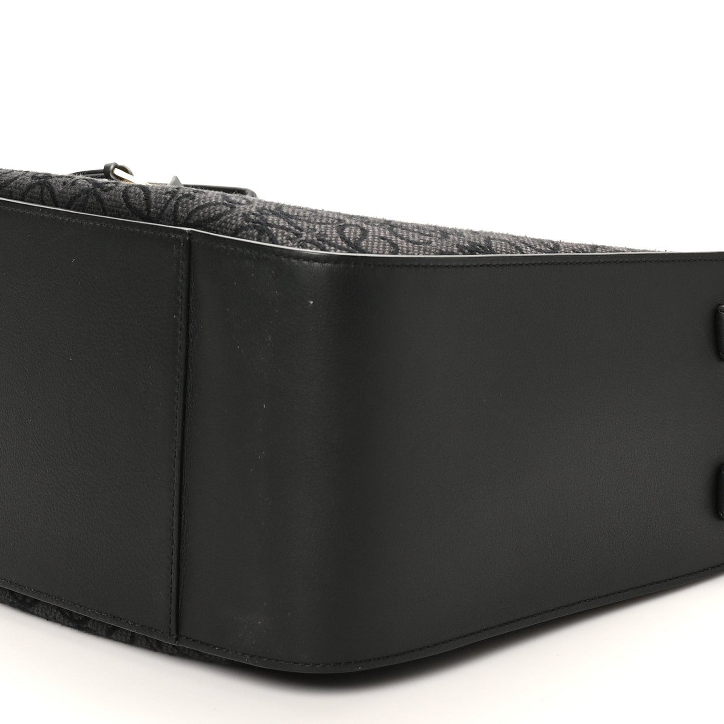 Jacquard Anagram Calfskin Small Hammock Shoulder Bag Black Charcoal