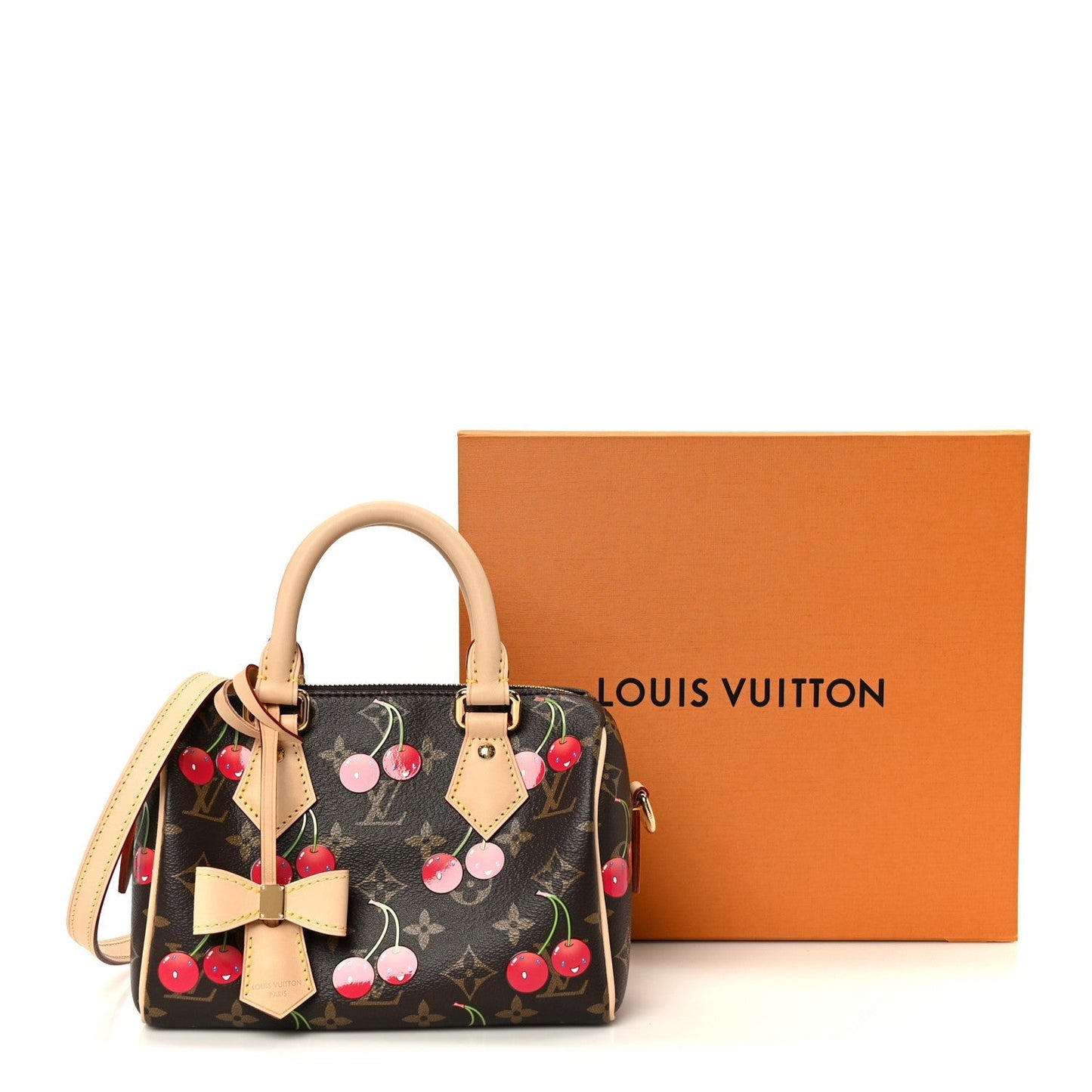 LV X TM Monogram Cerises Speedy Bandouliere 20
